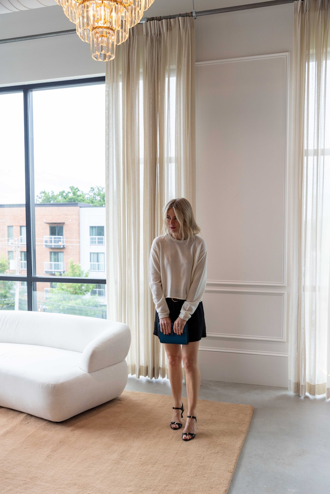 Sablyn Lance Cropped Pullover Sweater