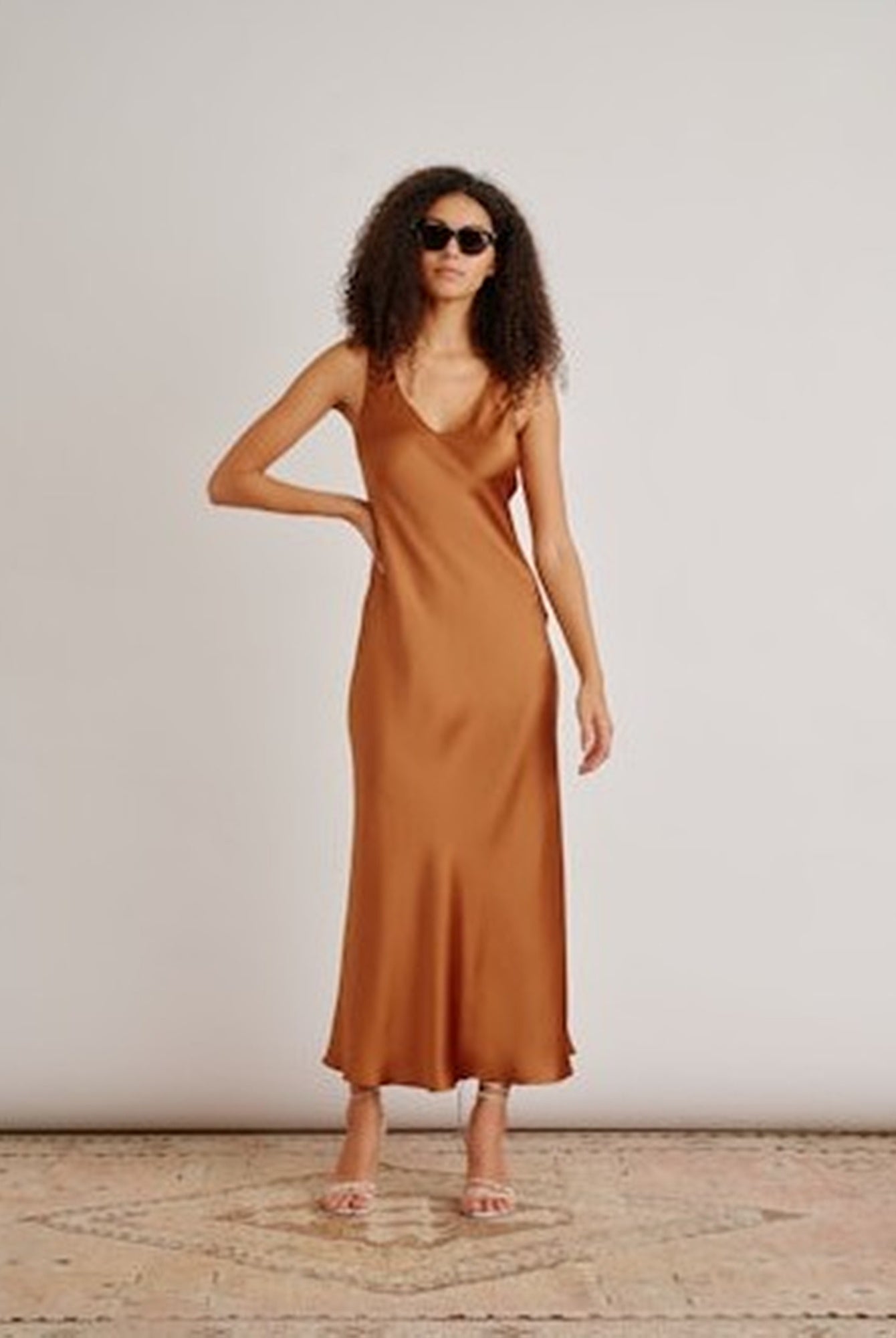 image of a model wearing the Sablyn Mae Sweetheart Dress