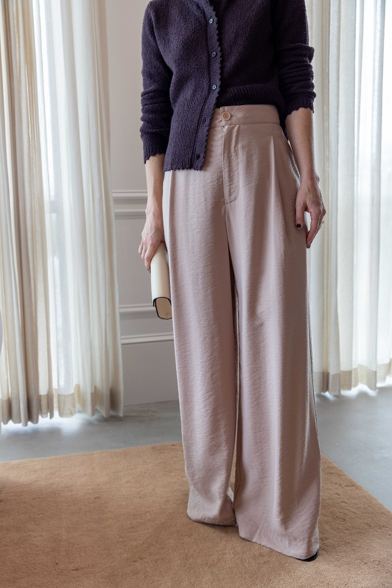 Sablyn Sebastian B Relaxed Pleated Pant