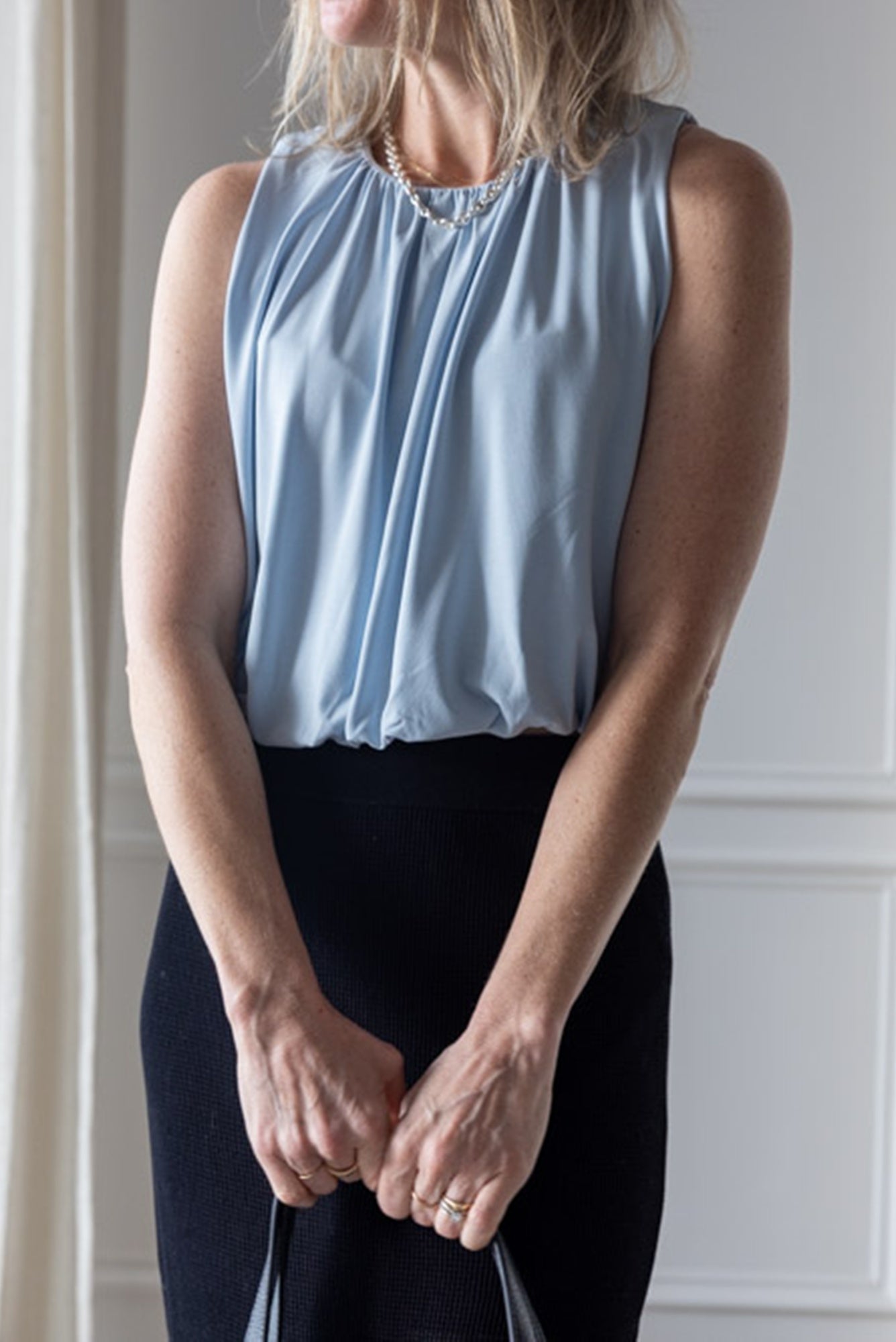 Sablyn Whitney Cropped Balloon Tank