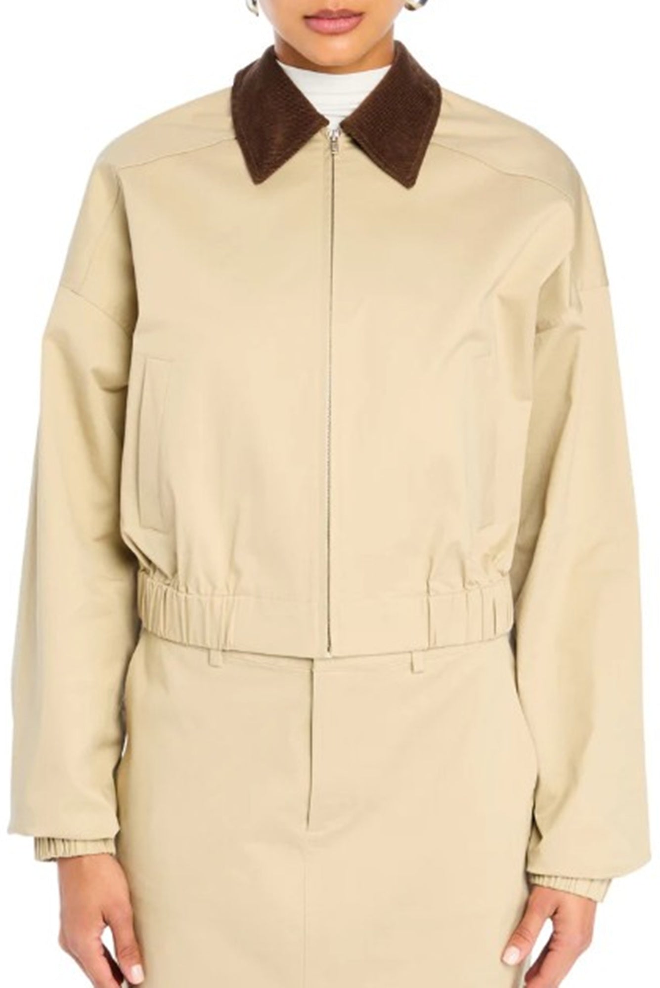 model wearing the seroya marielle jacket