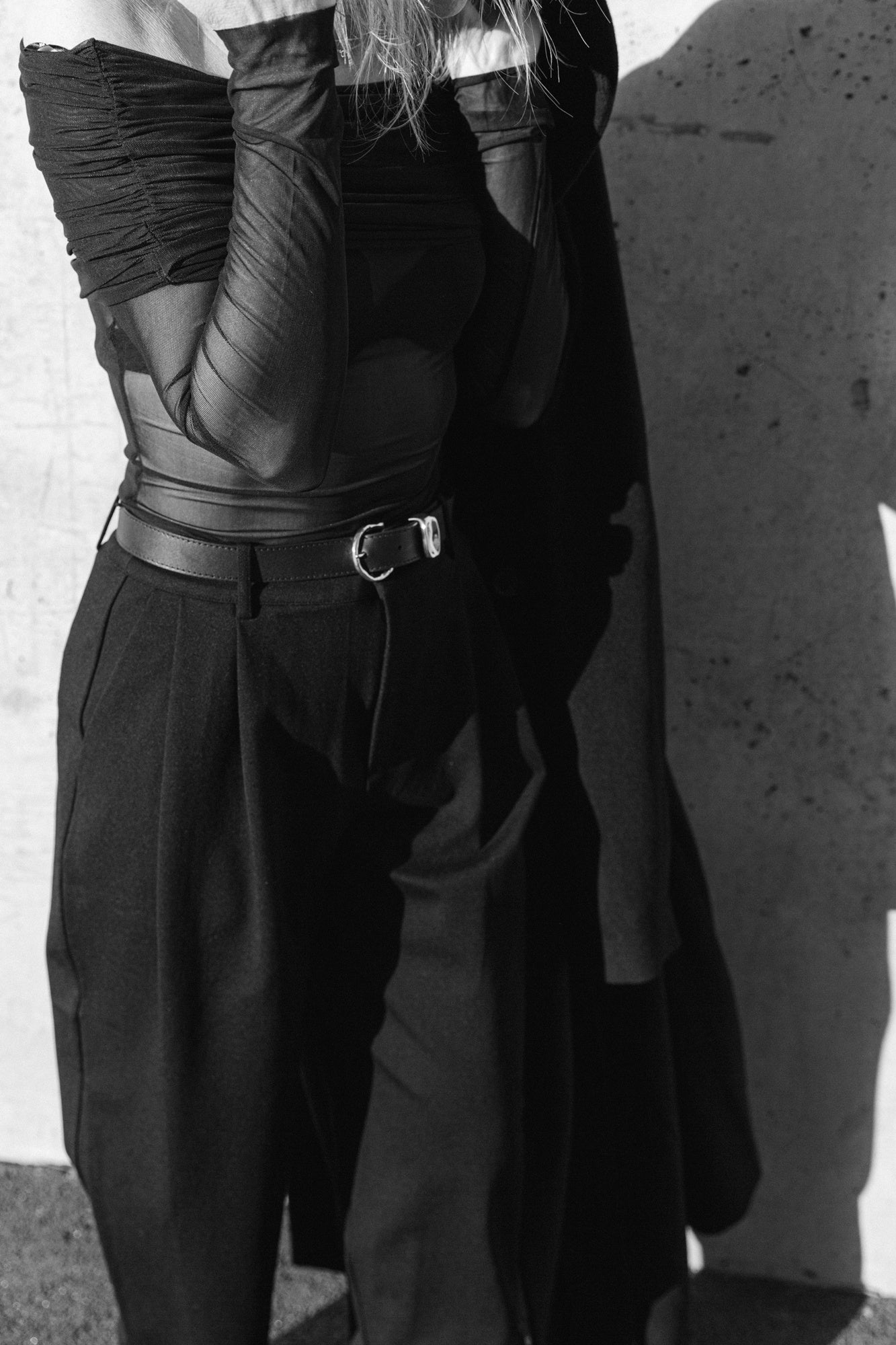 image of a woman wearing the seroya rosa top and sonya pants