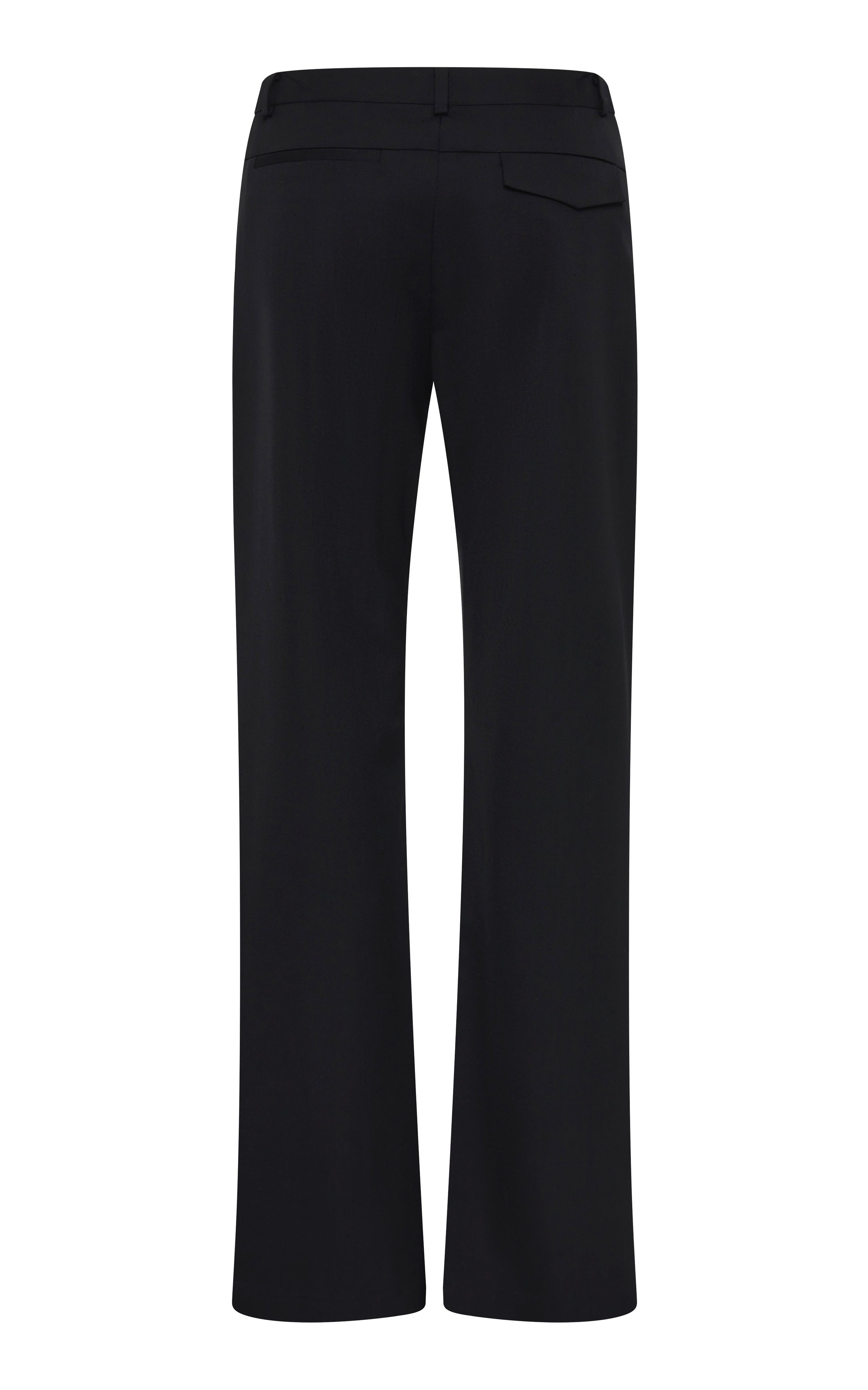 Black pants on a white background