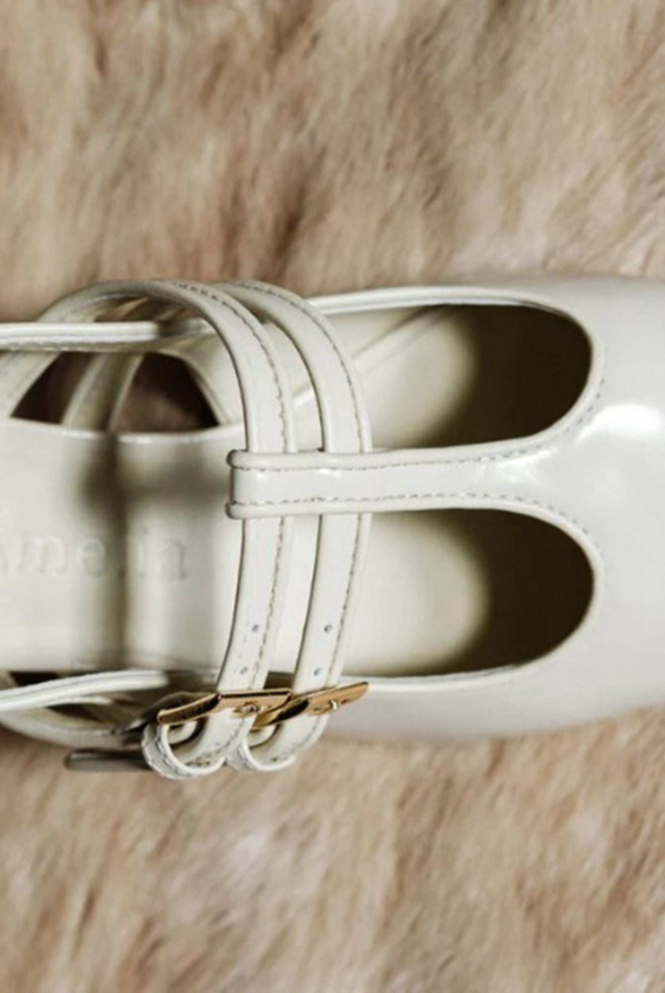 image of the Studio Amelia Alto 50 Slingback Heels in Cream