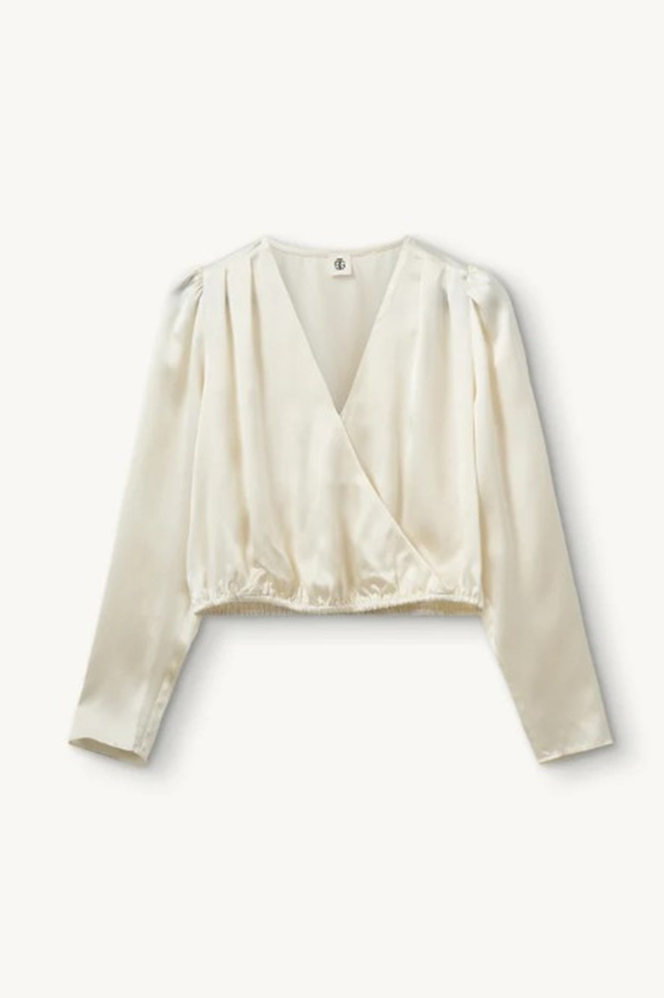 flat lay of the garment catania blouse