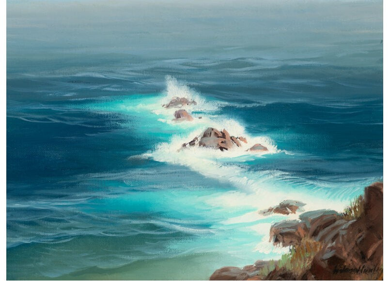 Wilson Hurley Field Study Signed Original Oil on Canvas