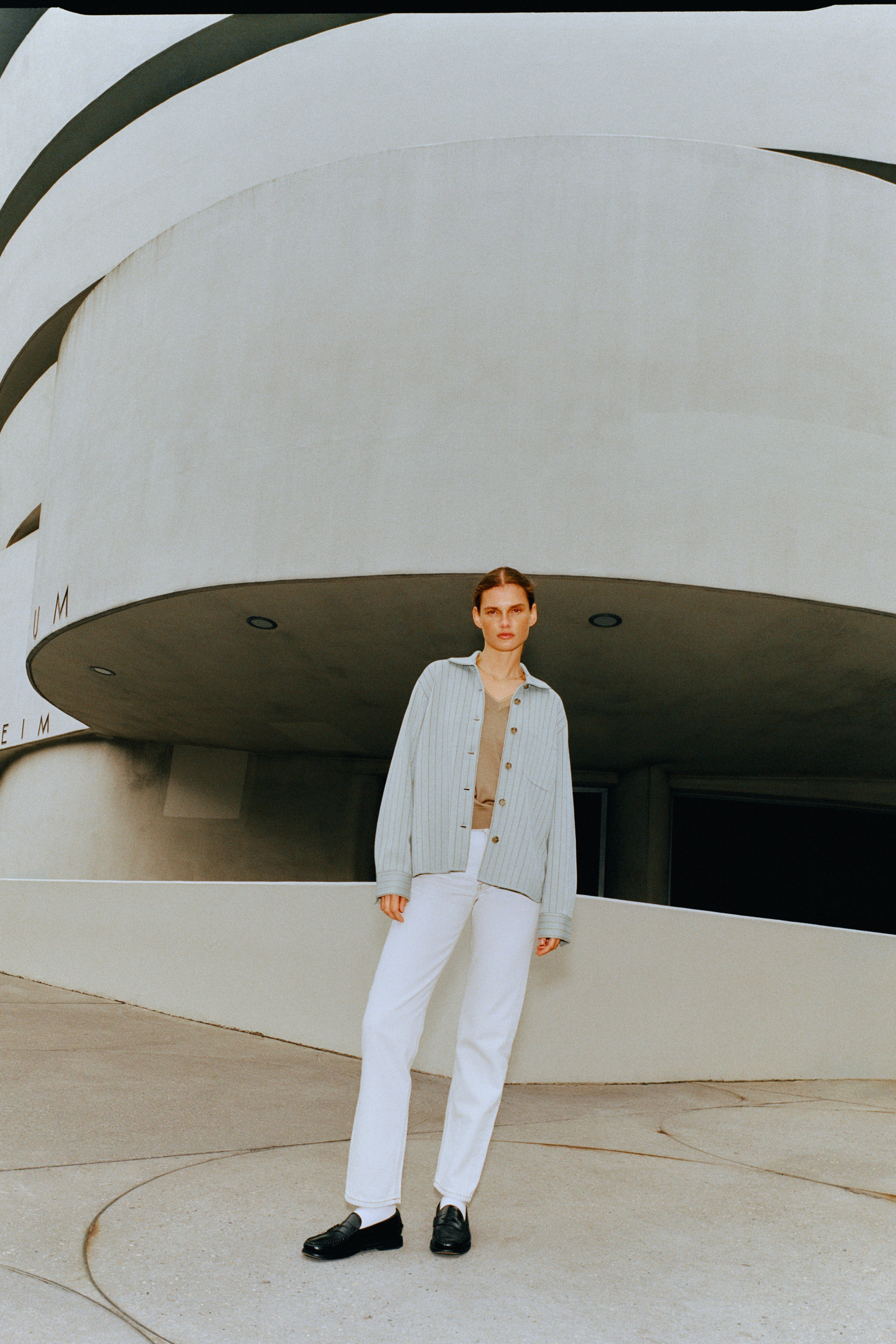 Guest in Residence Pinstripe Work Shirt