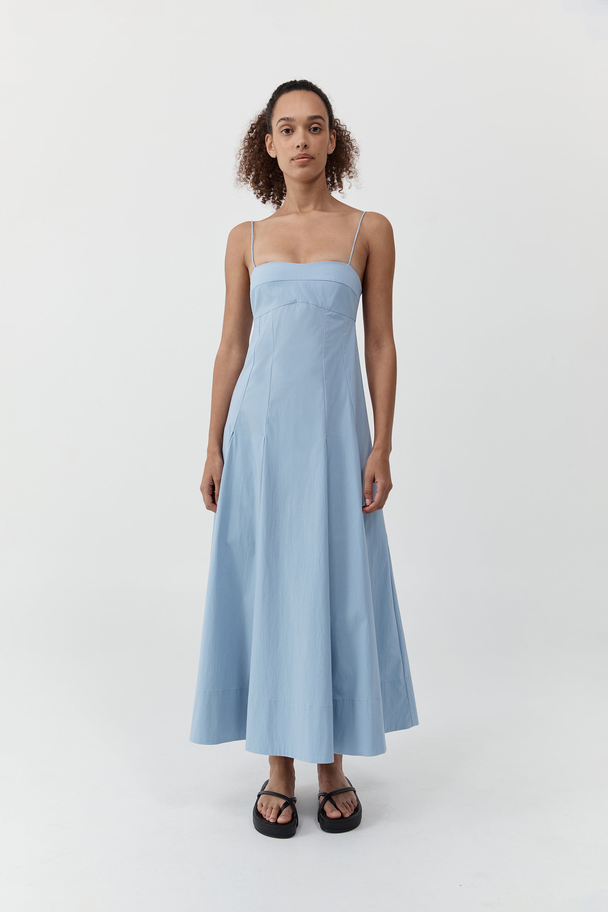 open lace back dress St. Agni | Relaxed Pleat Dress