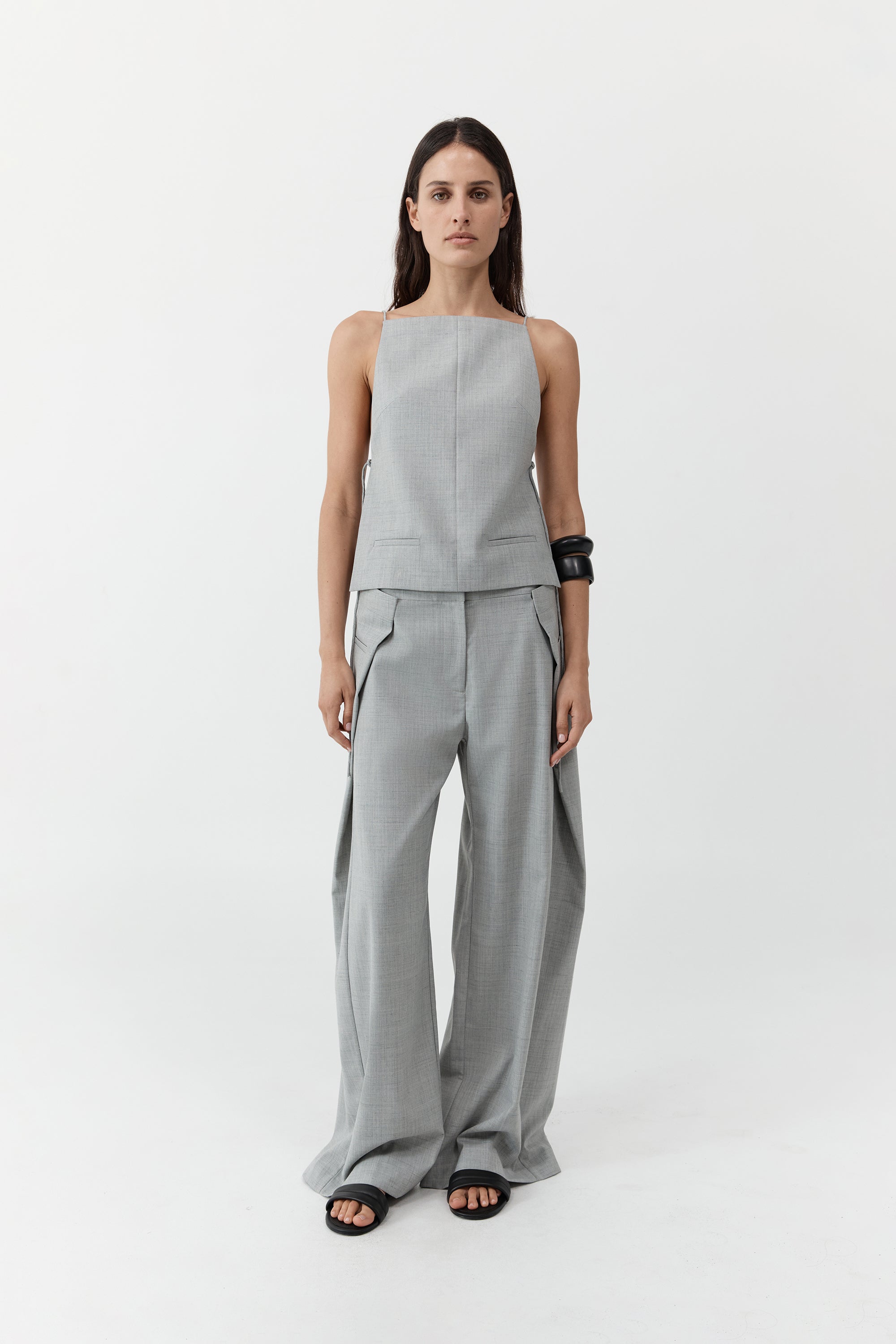 St Agni Square Side Tie Top