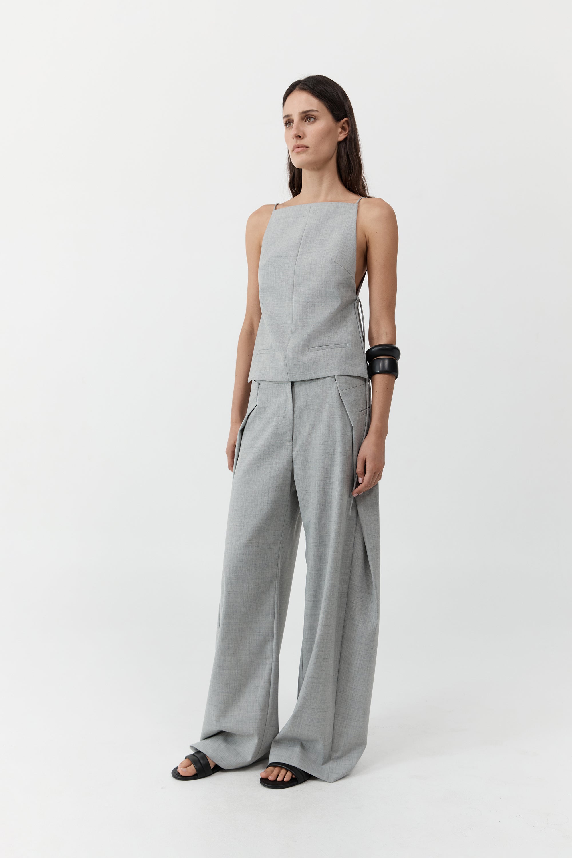 St Agni Square Side Tie Top