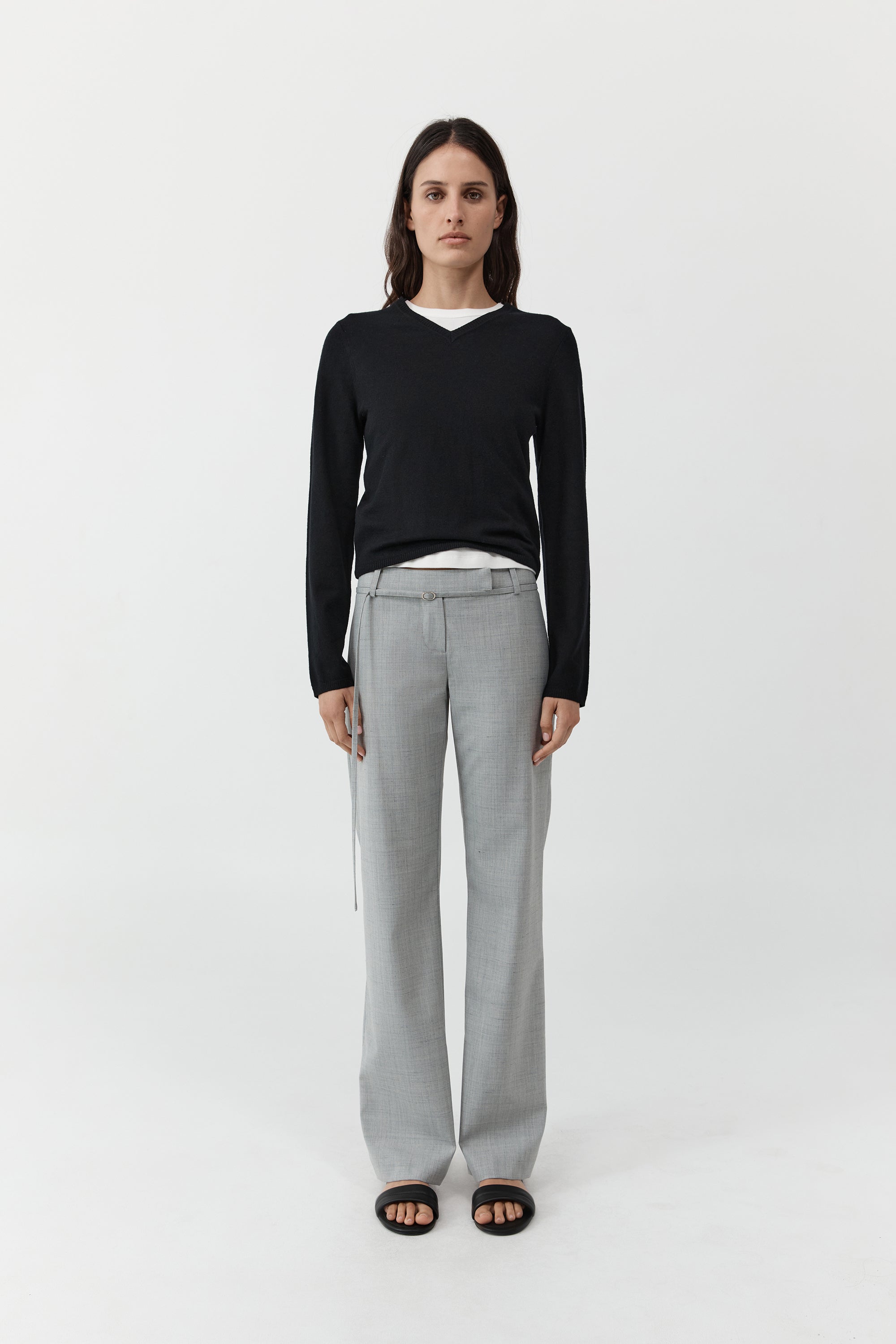 St Agni 90's Belt Minimal Pants