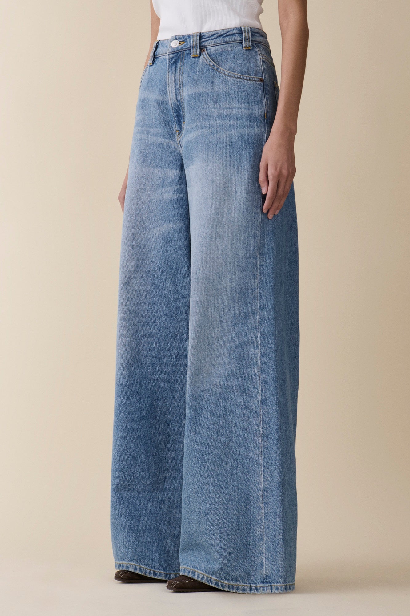Jeanerica Alfama High Rise Wide Leg Jeans