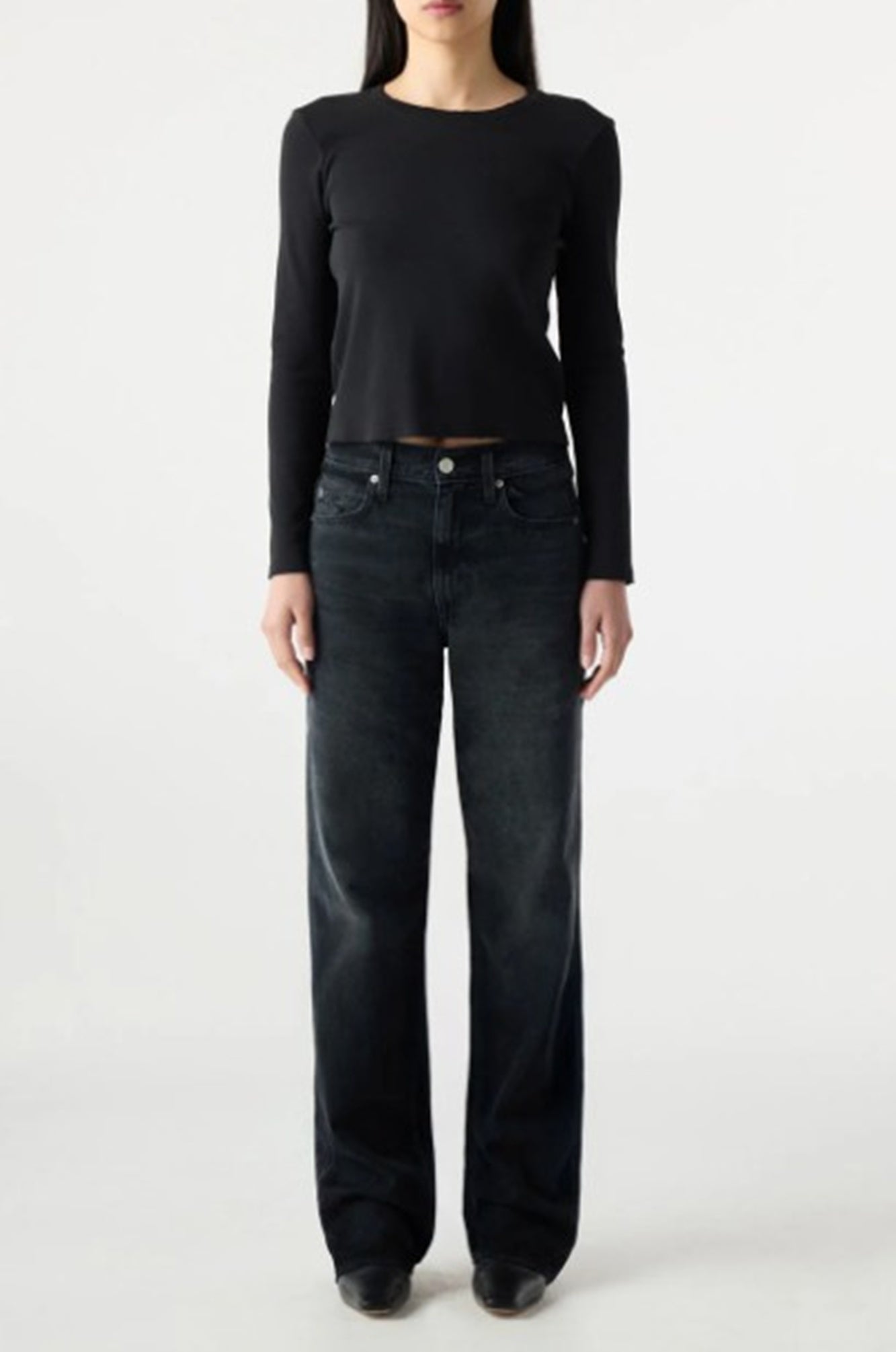 image of the Amo Annette High Rise Jeans in Spark