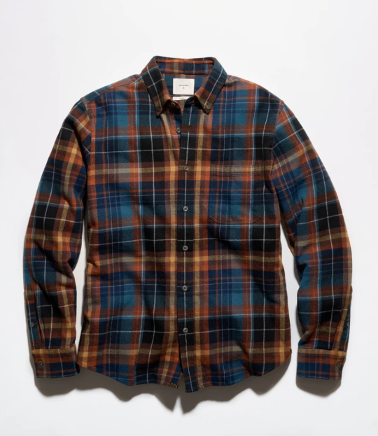 Billy Reid Micro Block Plaid Tuscumbia Shirt