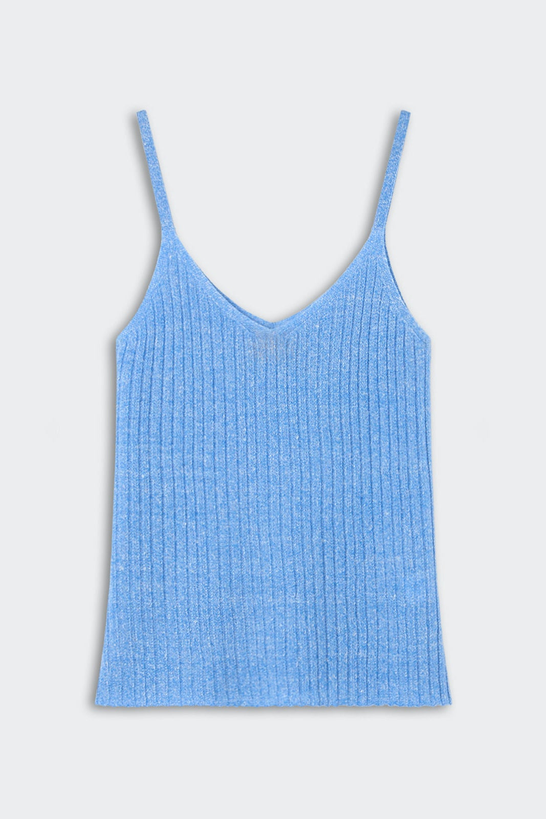 flat image of the Guest in Residence Breezy Rib Tank in Delft Blue