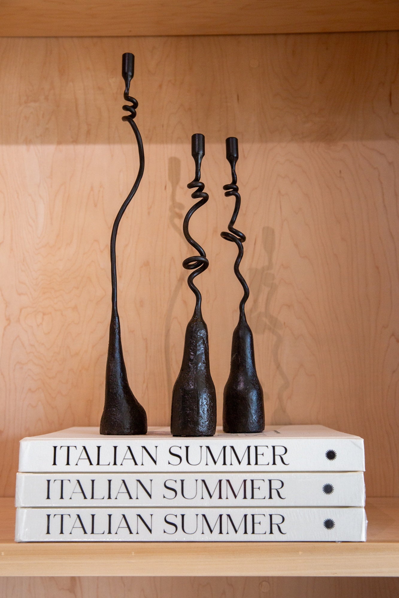 Avenir Lumiere Iron Hand Forged Candlestick 20"