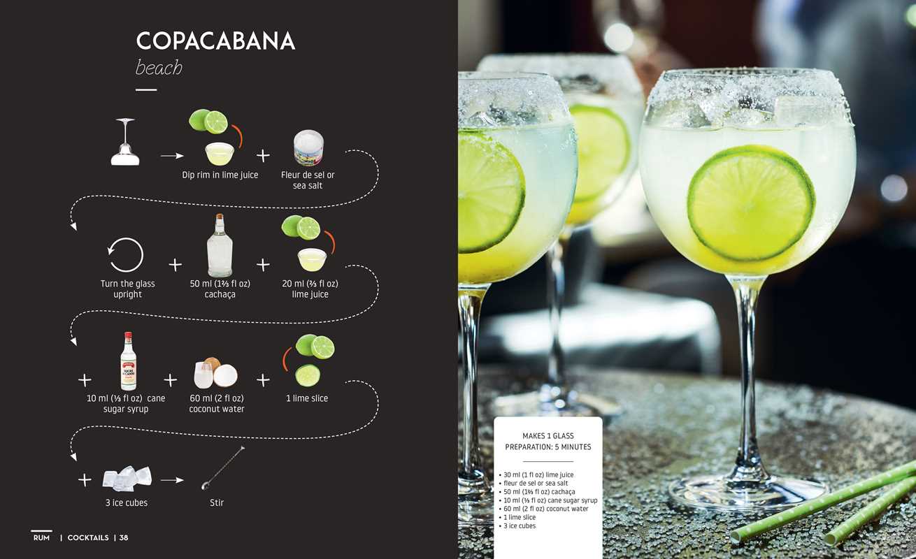 Interior image of the cocktails and canapes book