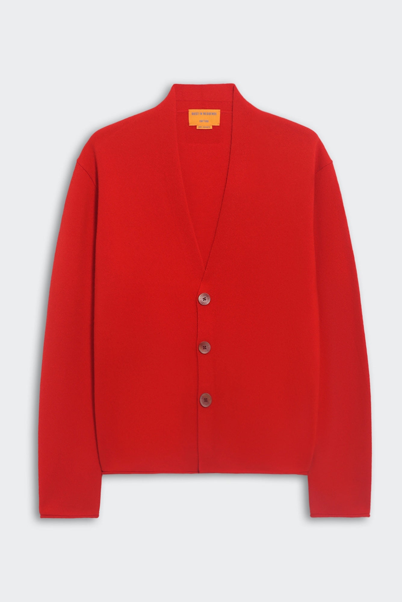 Guest in Residence Everywear Cardigan-Chili