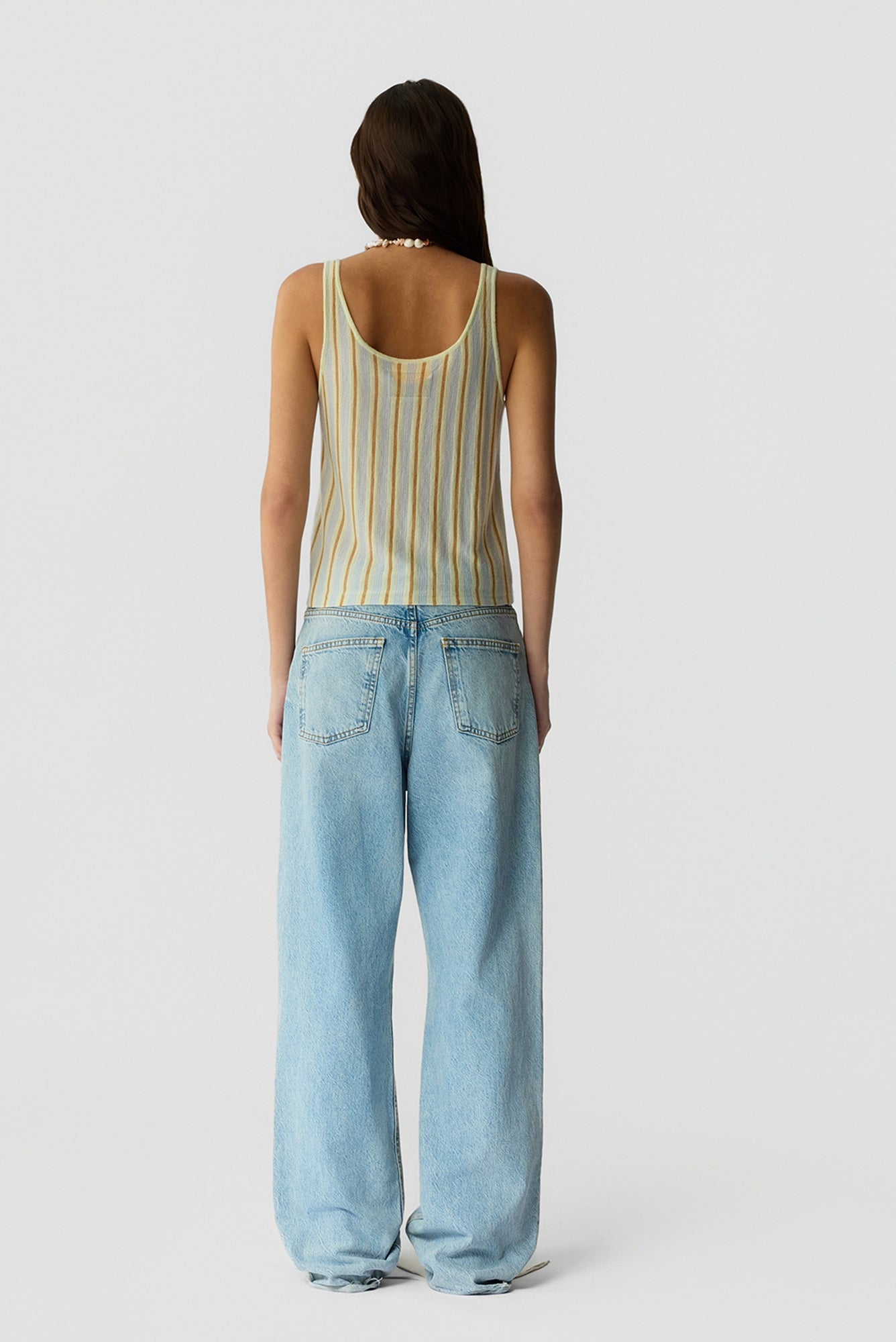 Guest in Residence Fine Stripe Tank