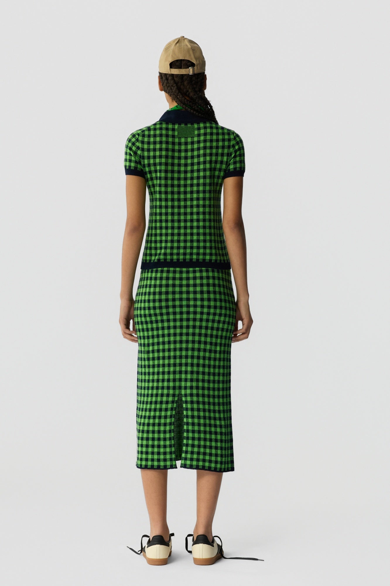 Guest in Residence Gingham Long Skirt