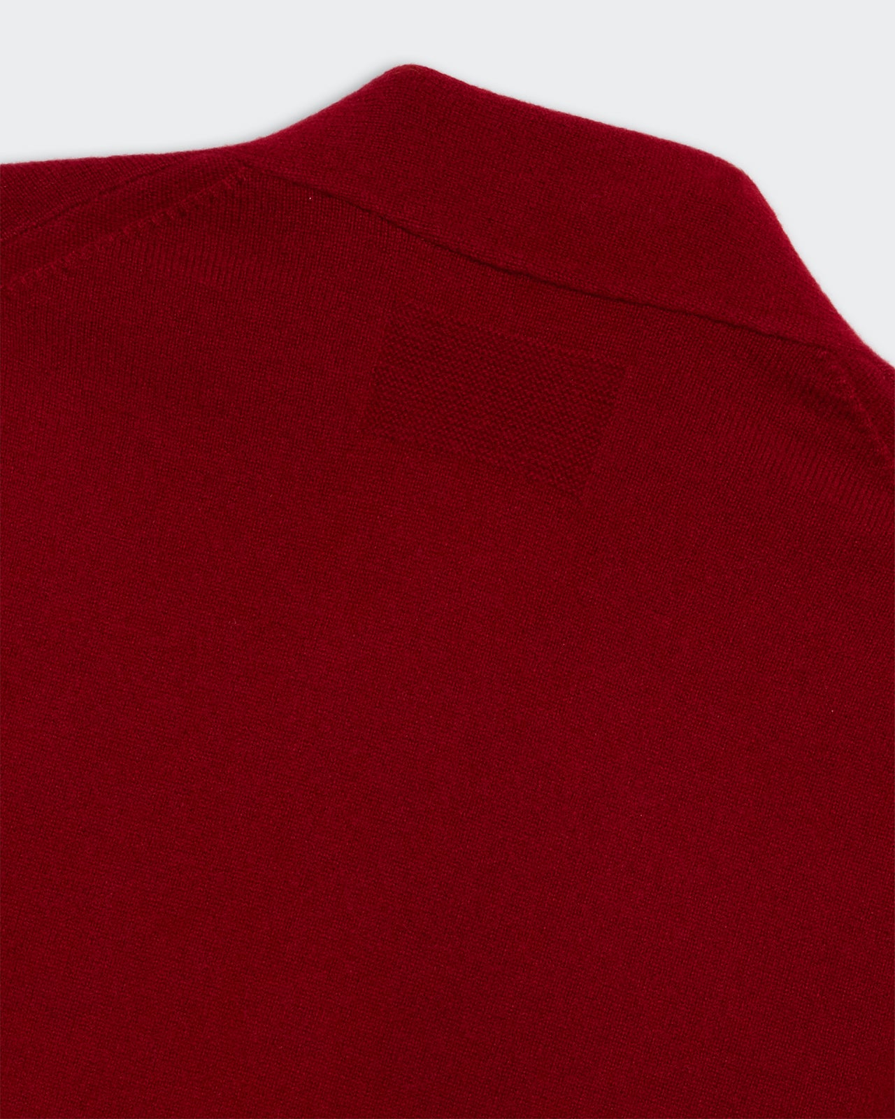 image of a woman wearing the Guest in Residence Stealth Cardigan in Red