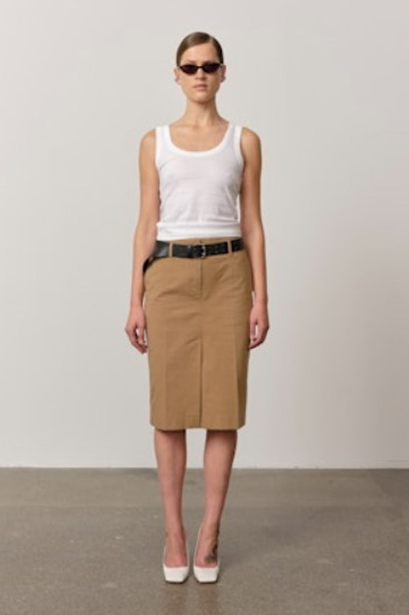 model wearing the Herskind grace skirt