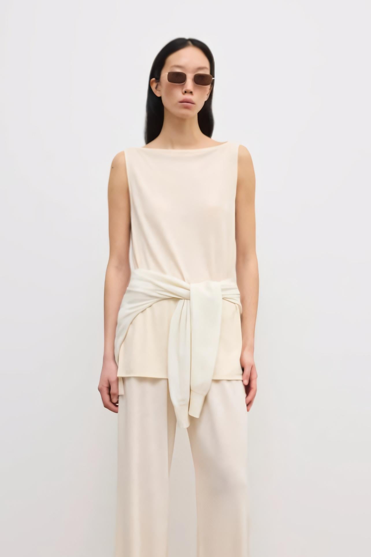 image of a model wearing the House of Dagmar Sleeveless Top