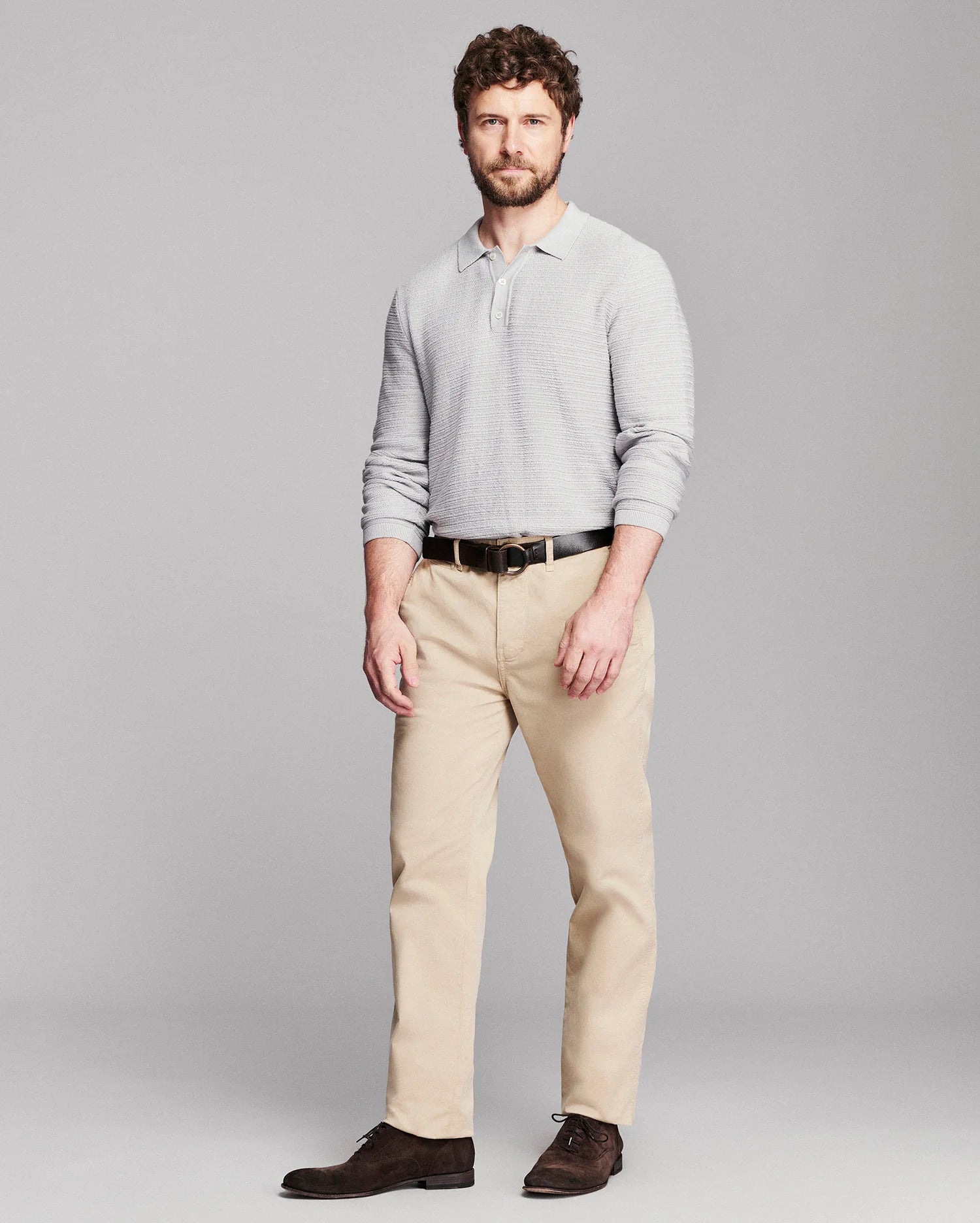 Long Sleeve Lachlan Links Polo