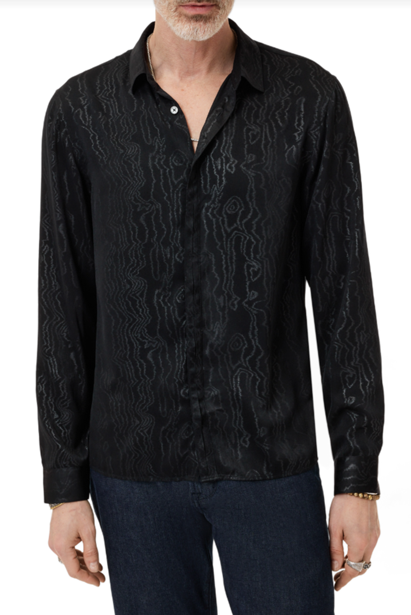 John Varvatos Hickory Shirt Black