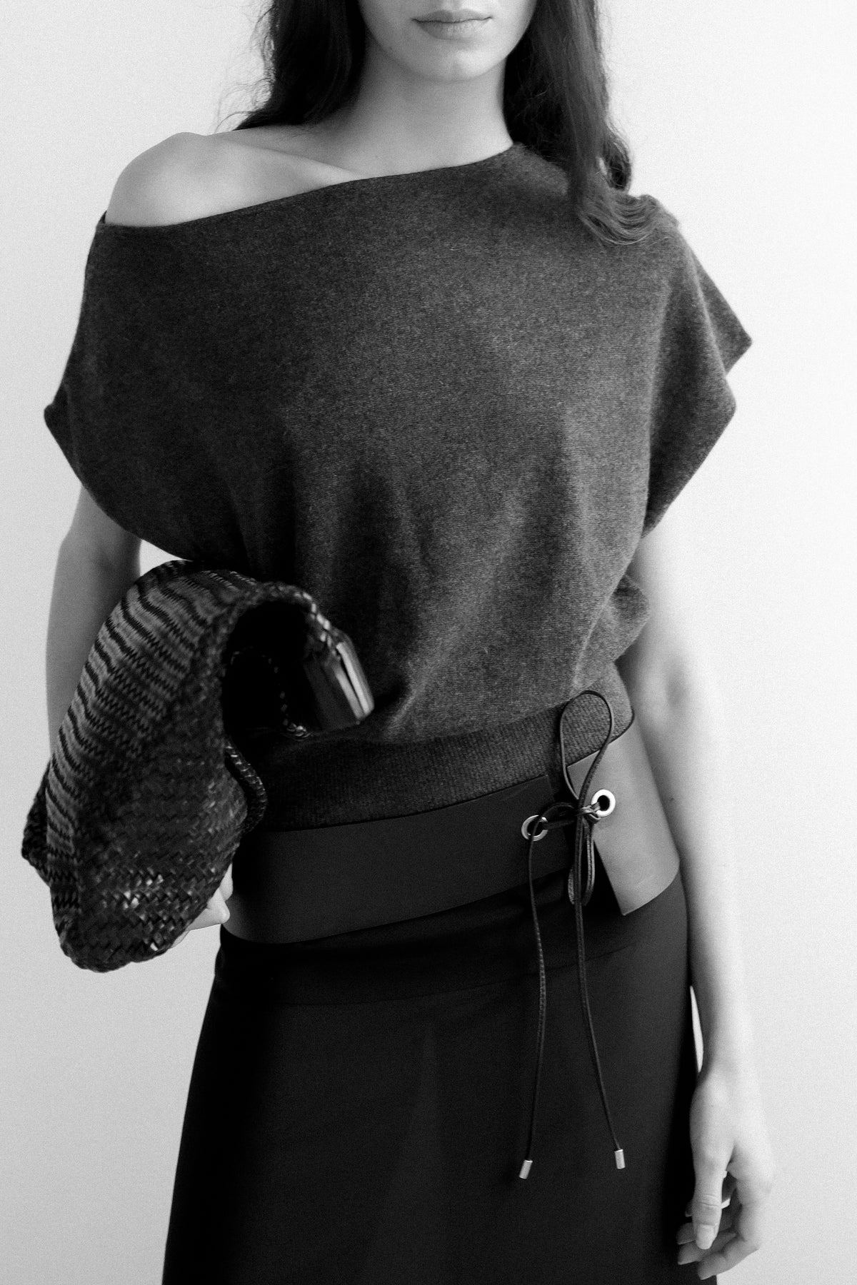 St Agni Cashmere Asymmetrical Top