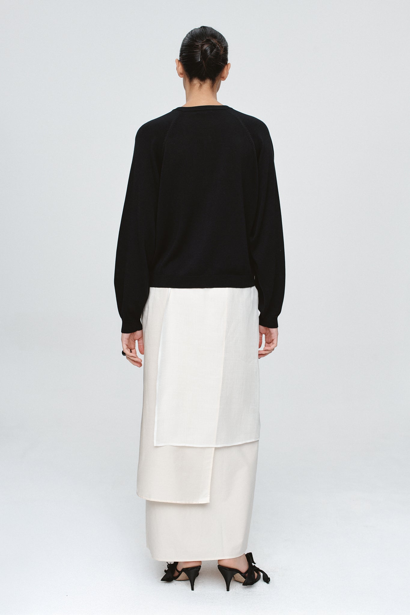 image of a model wearing the Marle Babette Cardigan
