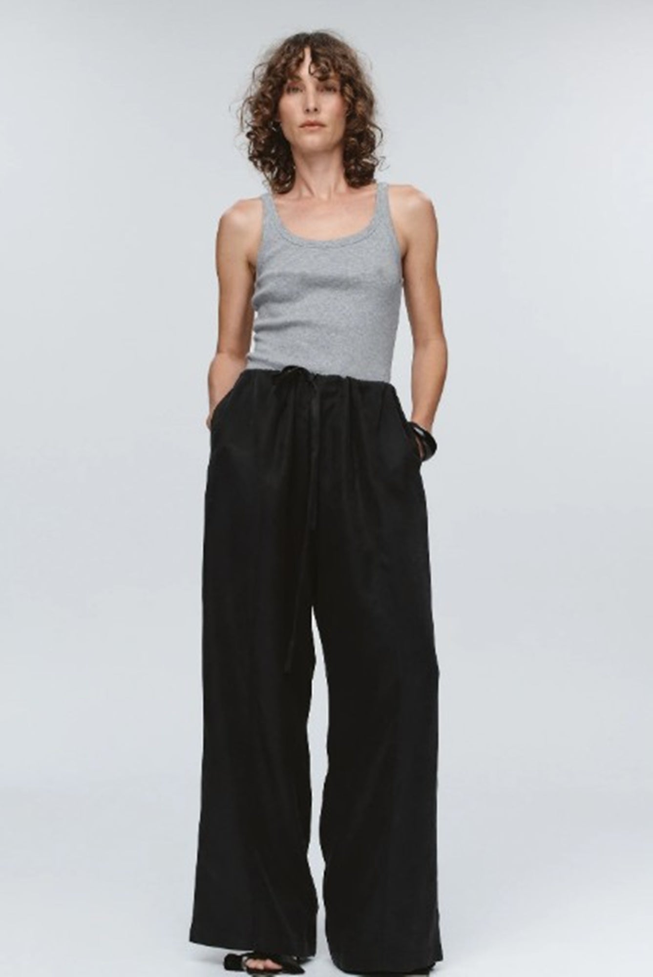 model wearing the marle mali pants