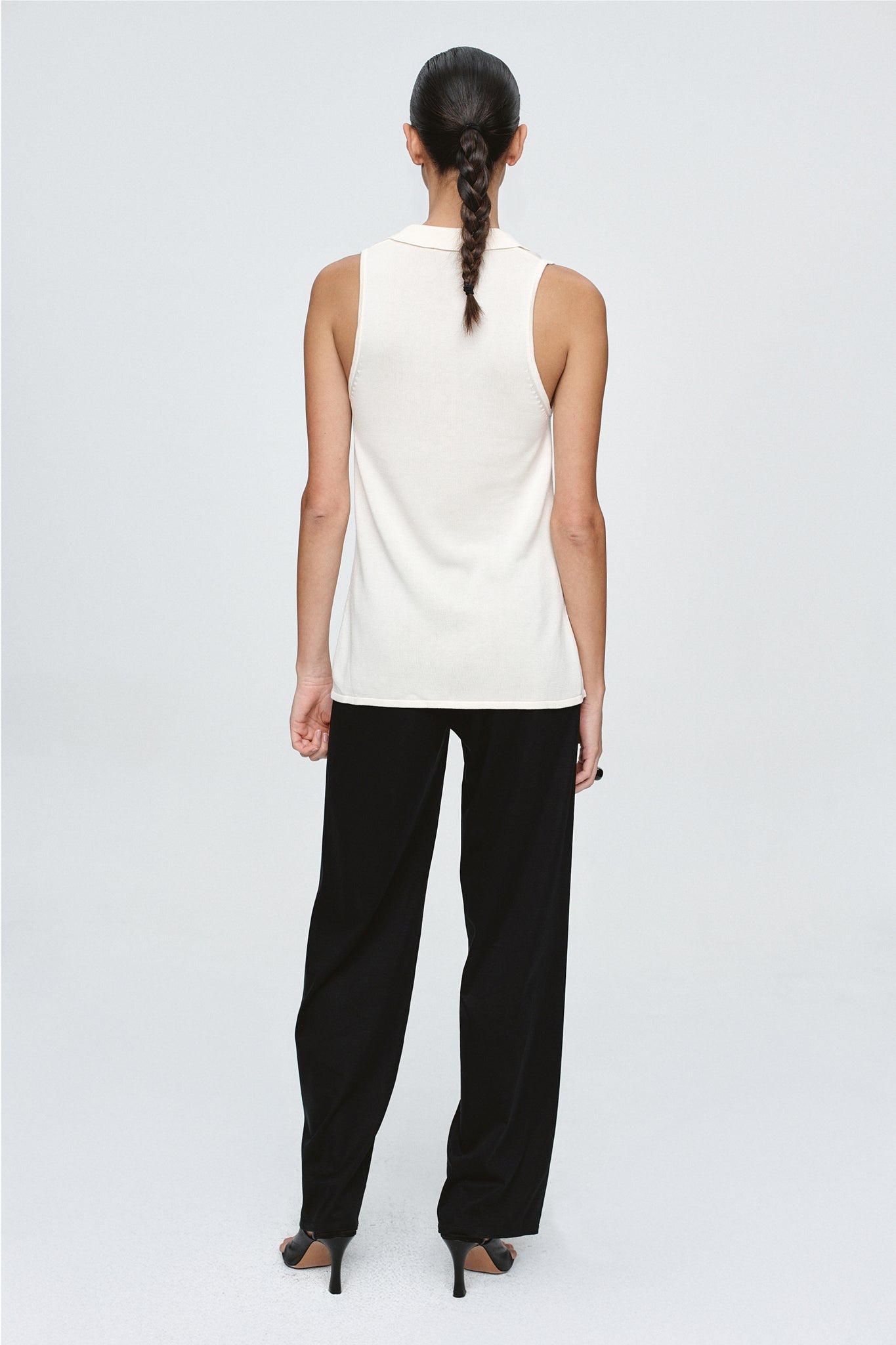 back image of the Marle Mo Top in Ivory