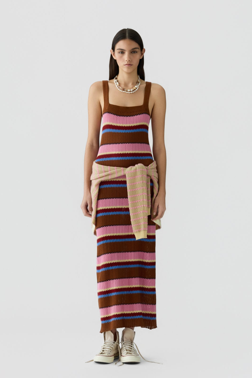 image of a model wearing the Guest in Residence Palazzo Dress