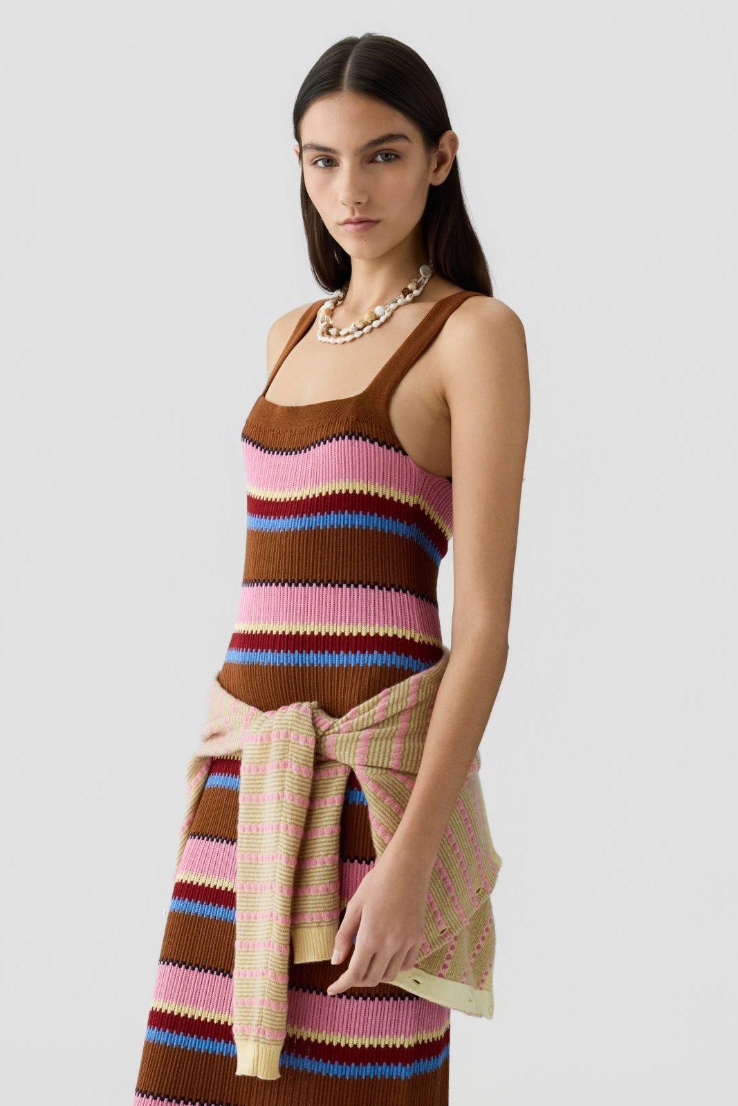 image of a model wearing the Guest in Residence Palazzo Dress