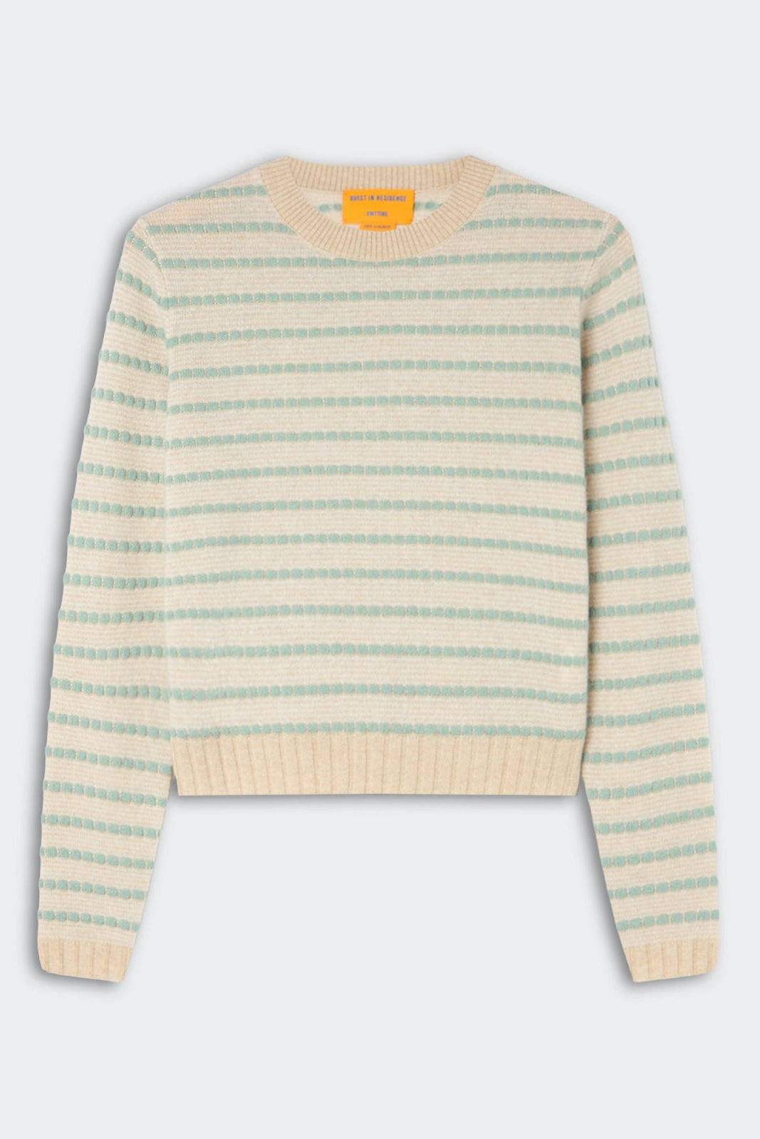 Guest in Residence Pebble Stripe Shrunken Crew