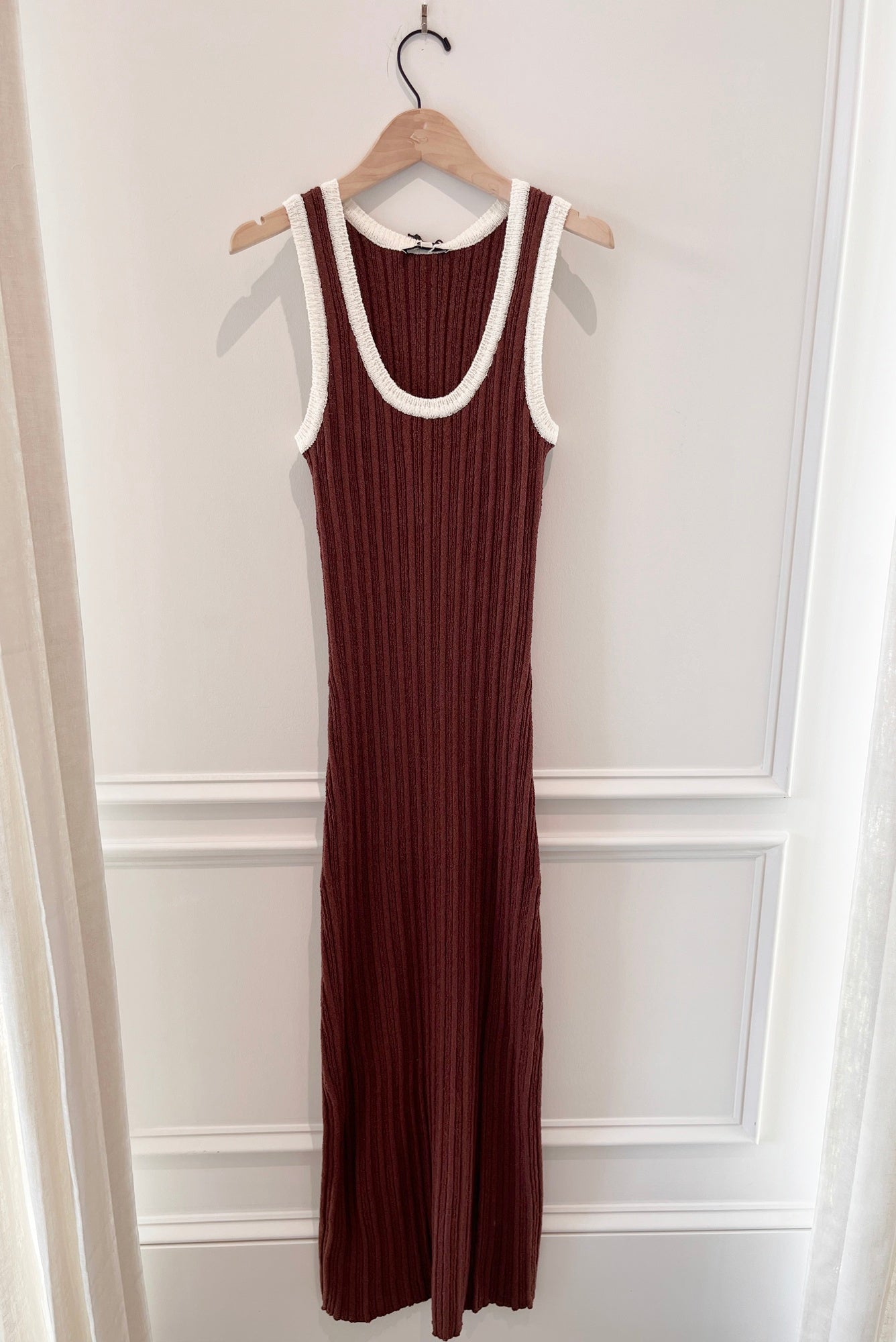 Onia Cotton Boucle Scoop Tank Dress
