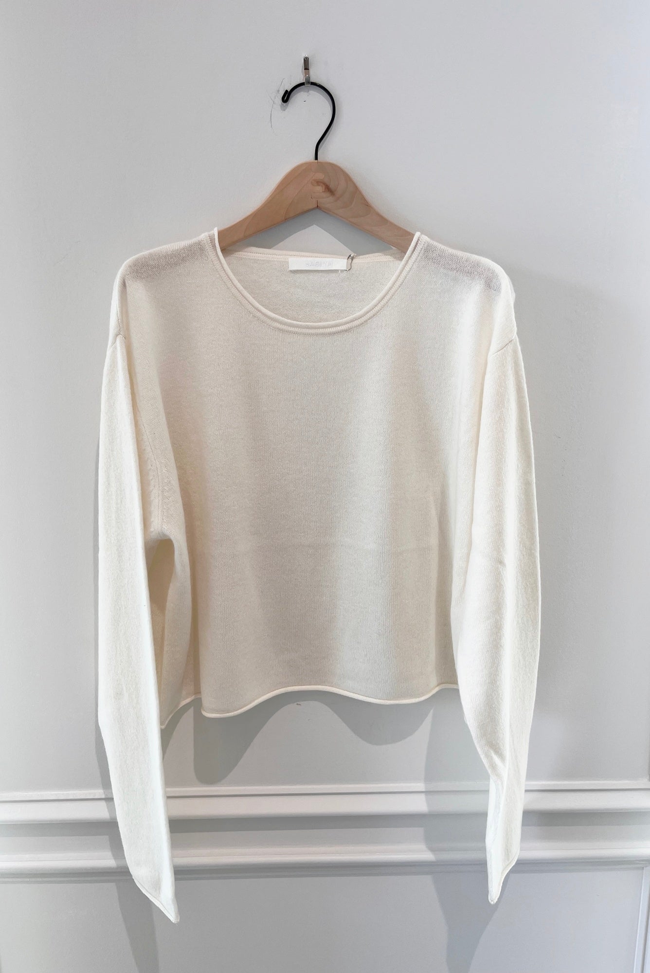 Sablyn Lance Cropped Pullover Sweater