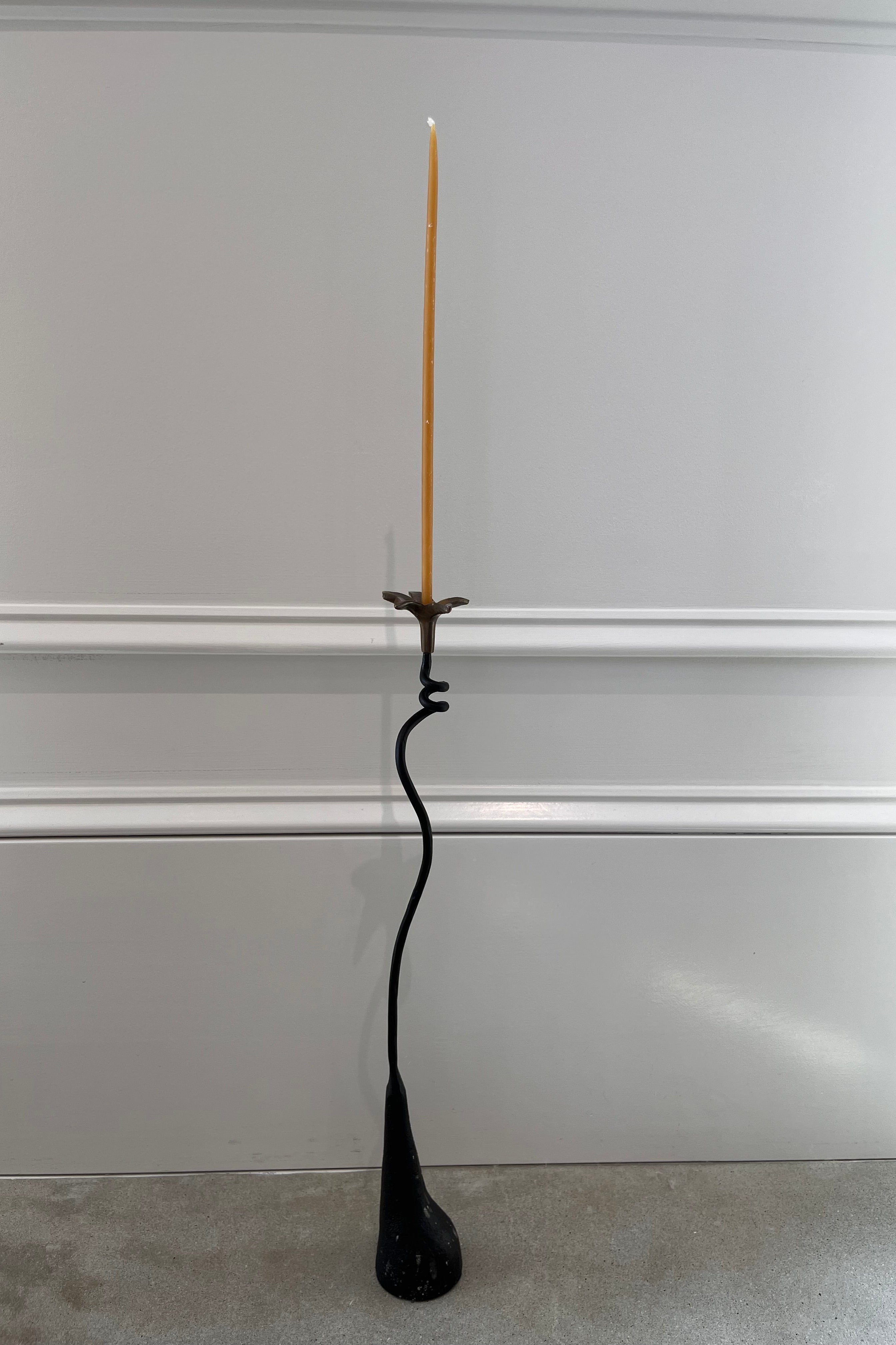 Sekoya Iron Hand Forged Jasmine in Bloom Candlestick