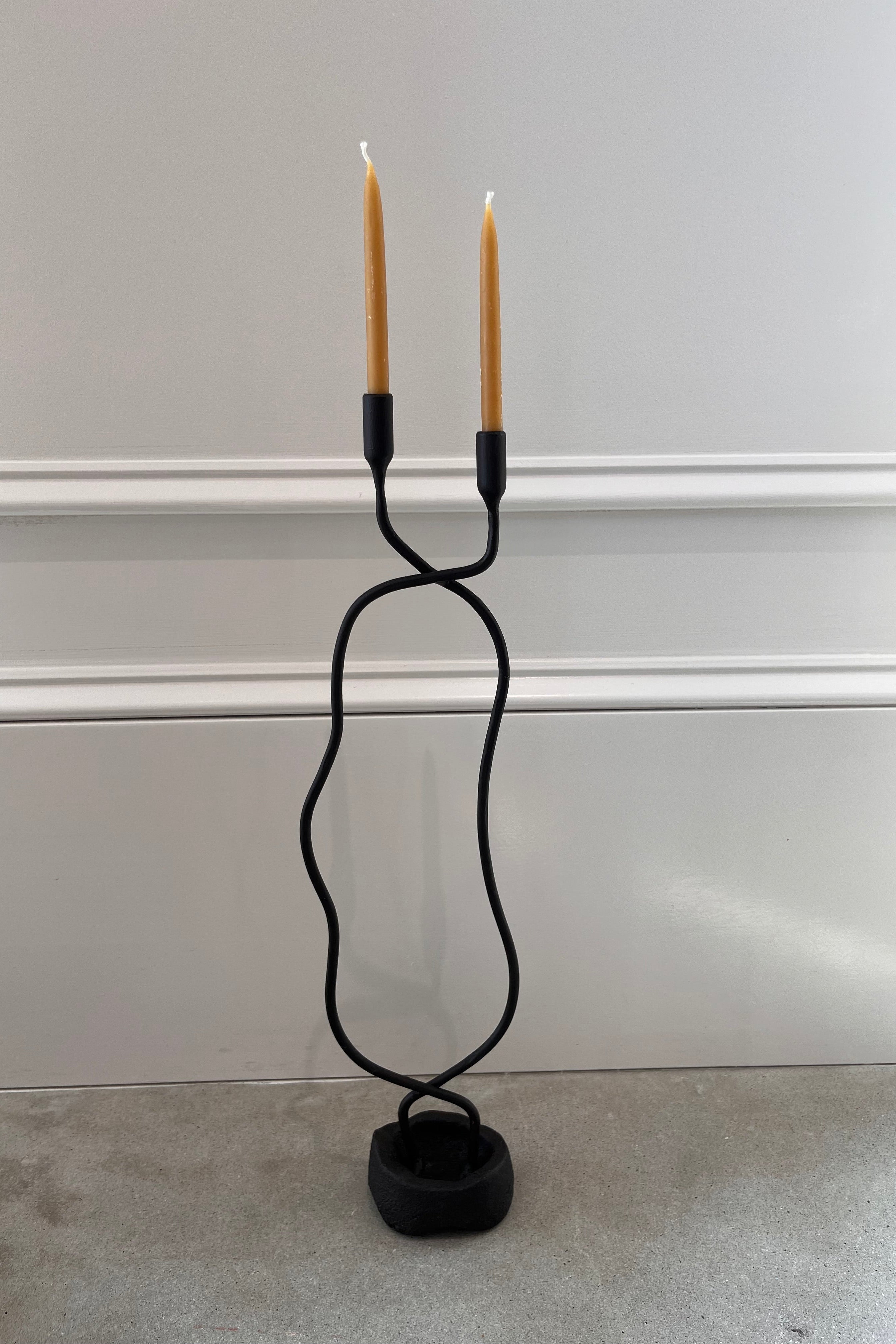 Sekoya Iron Hand Forged Soul Mate Candlesticks