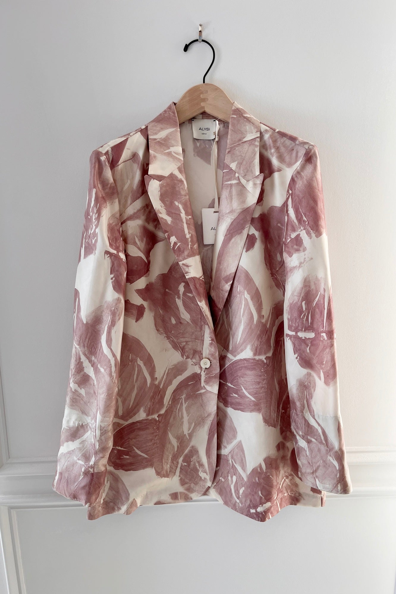 Alysi Brushed Print Jacket