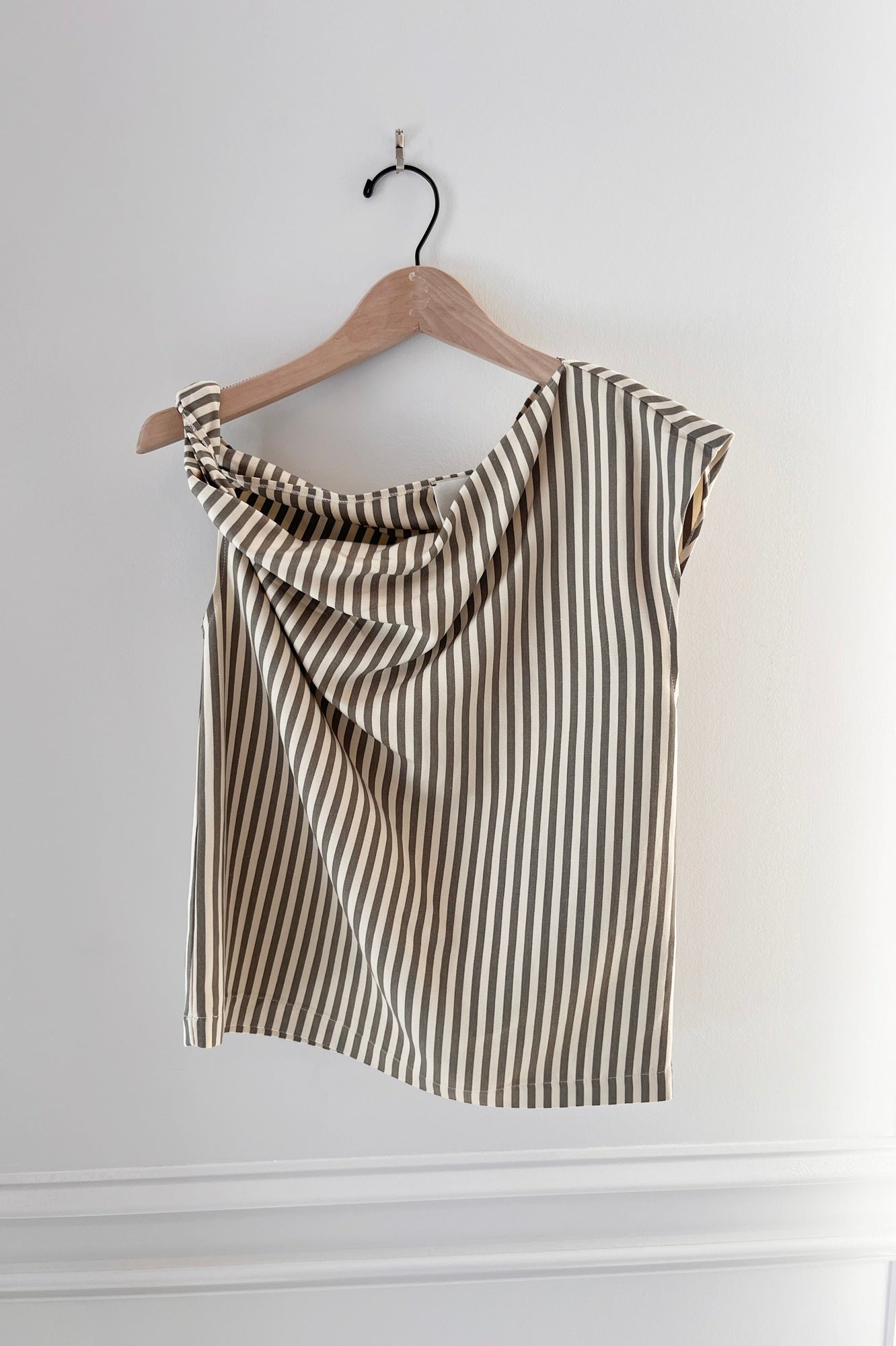 Alysi Striped Off the Shoulder Top