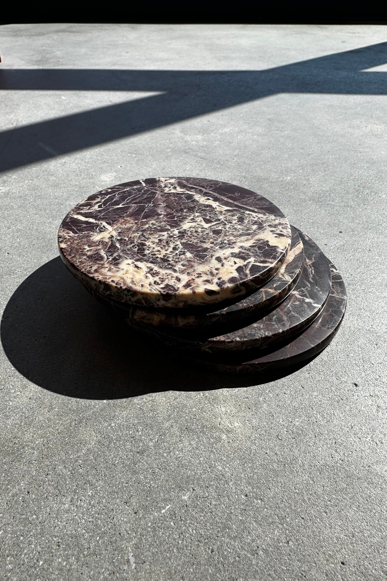 Anastasio Home Oversized Coasters in Cherry Gold