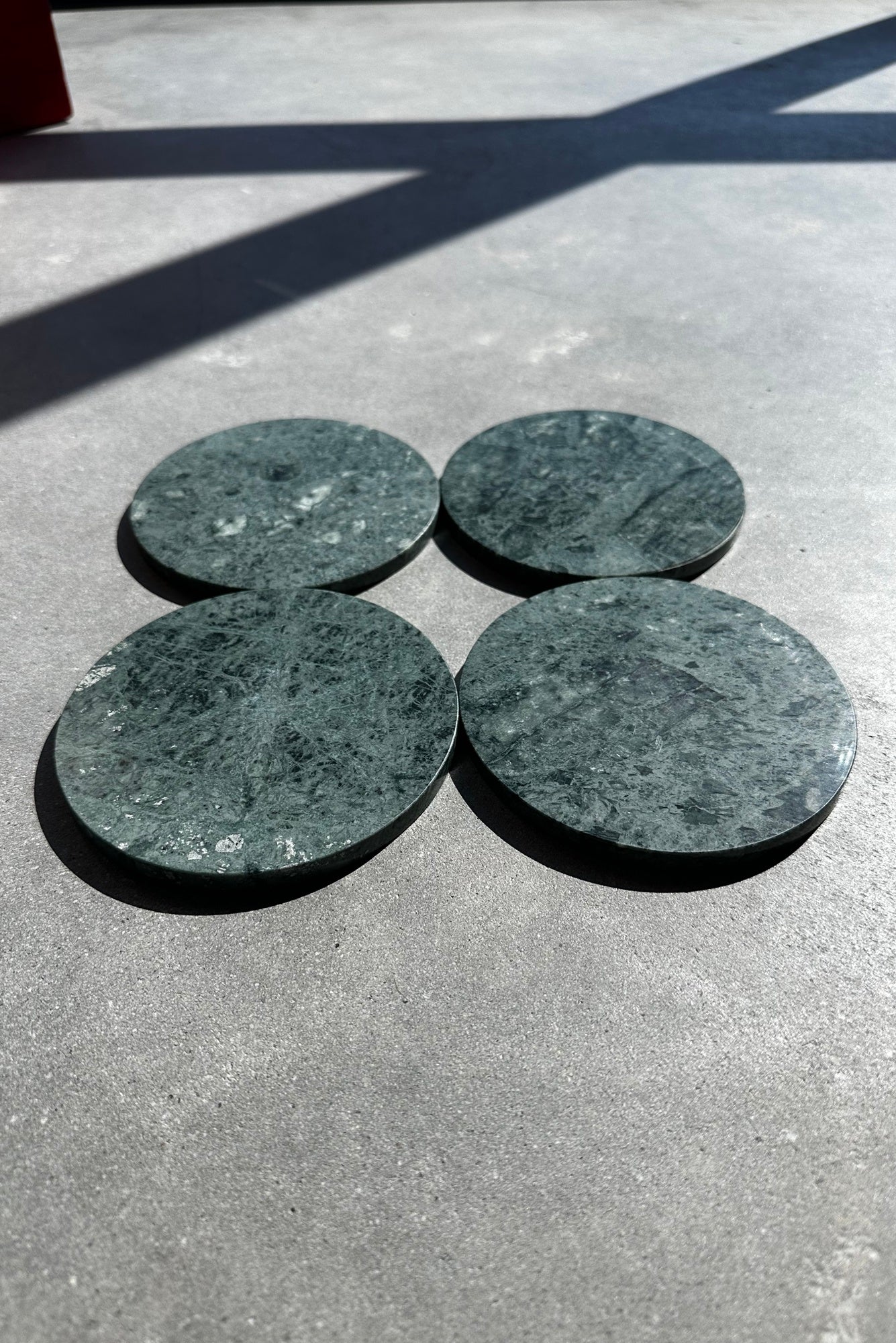 Anastasio Home Oversized Coasters in Emerald