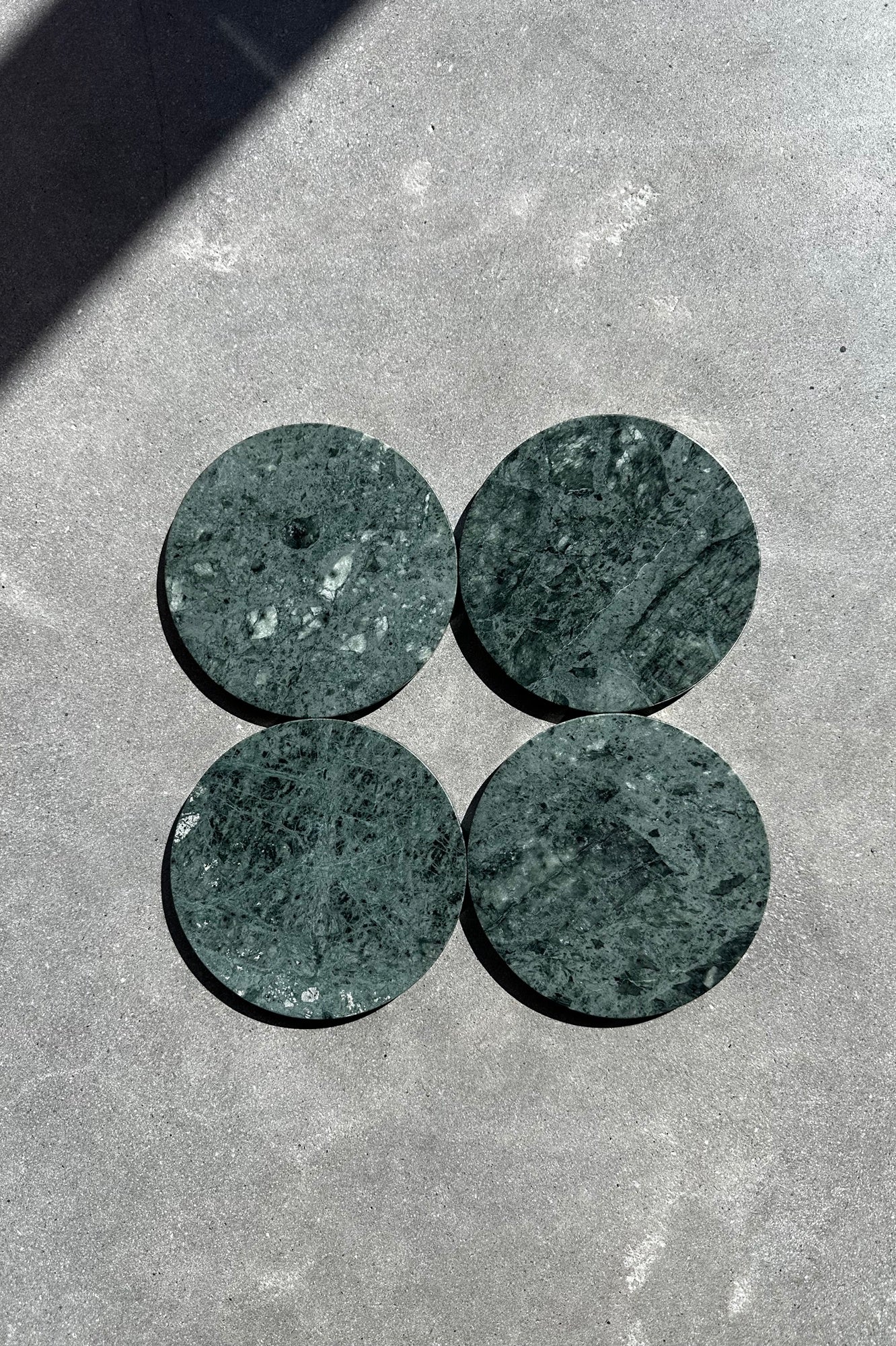 Anastasio Home Oversized Coasters in Emerald