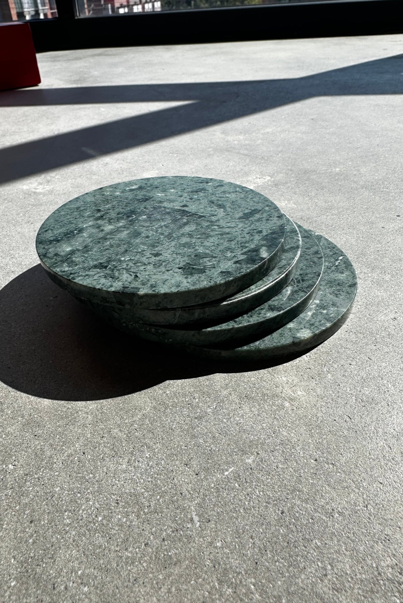 Anastasio Home Oversized Coasters in Emerald