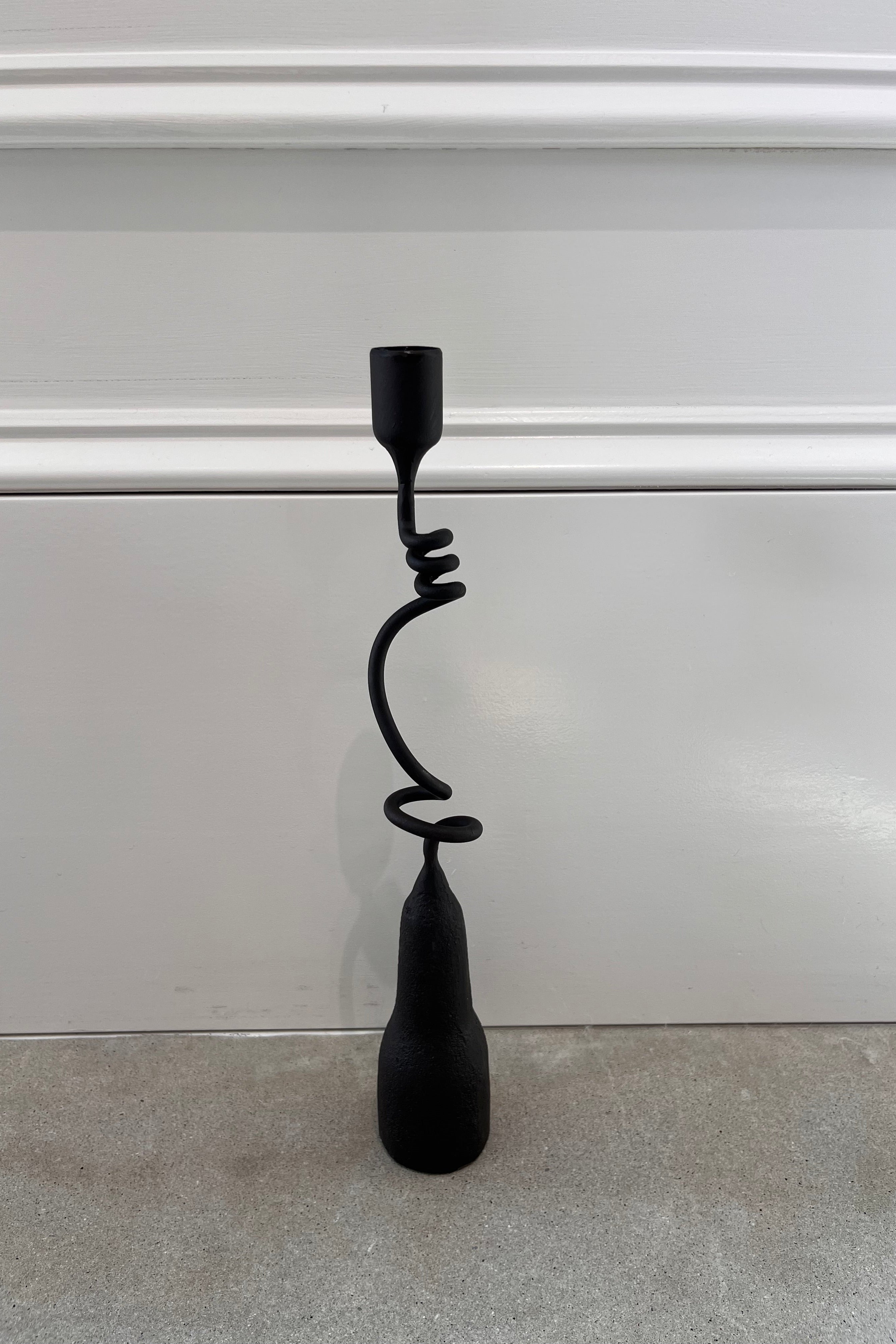 Sekoya Iron Hand Forged Candlestick 14" with 7/8" Diameter