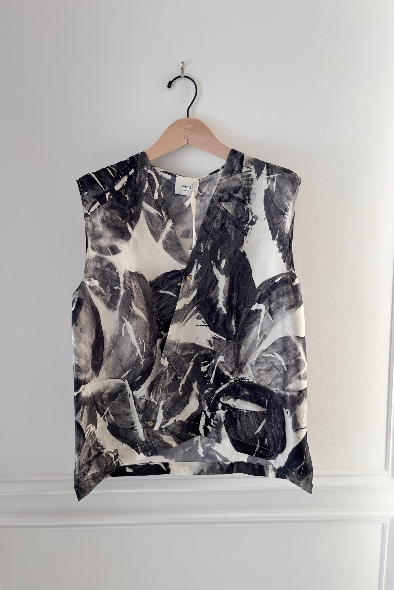 Alysi Silk Crossover Top