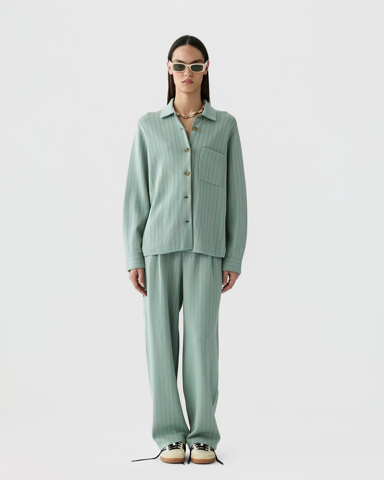 Guest in Residence Pinstripe Work Shirt