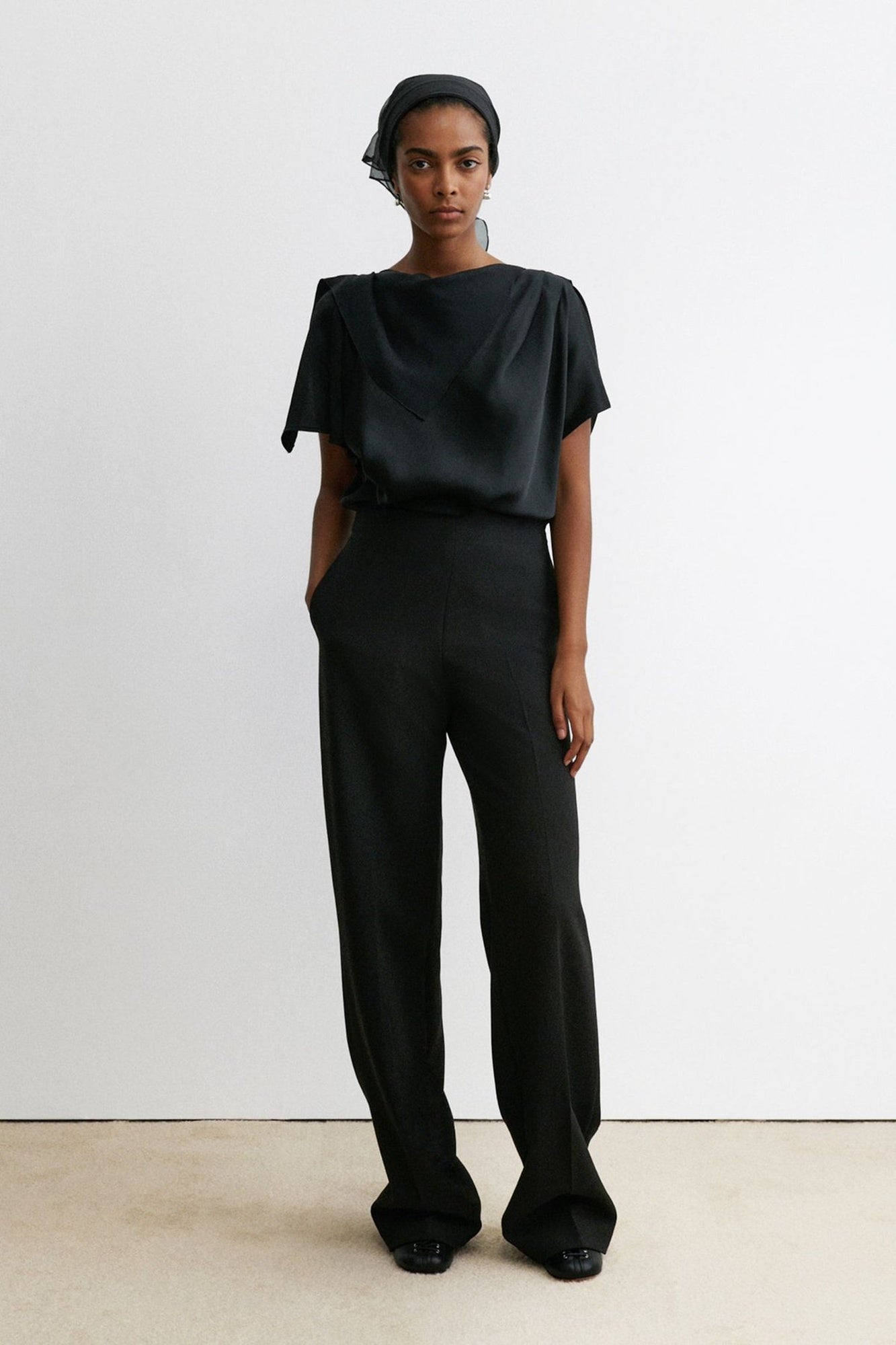 image of a woman wearing the Rachel Comey Nelam Pants